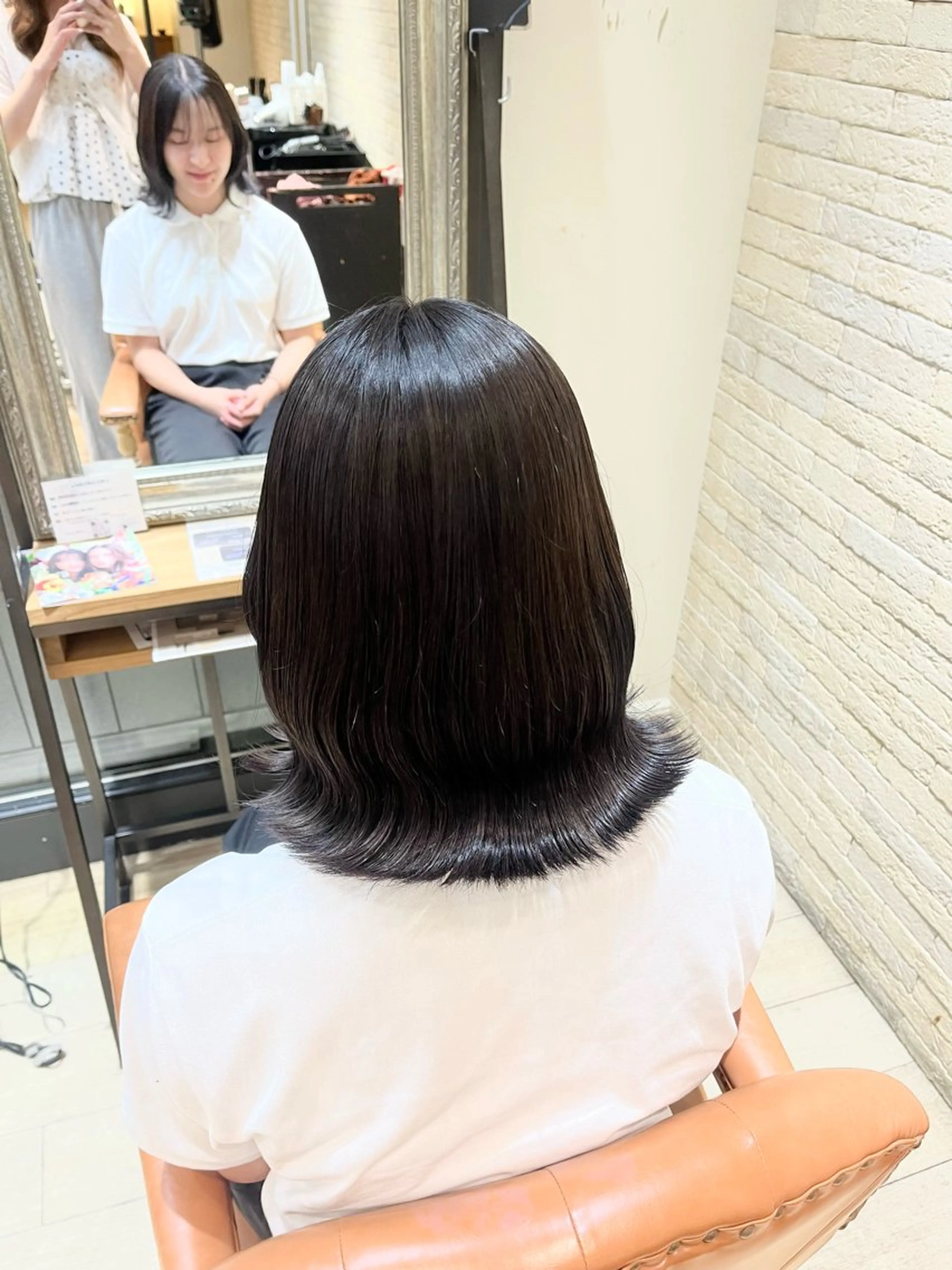 ミディアム ヘアカラー みゆ/カラー モデル募集中🎀🤍のヘアスタイル