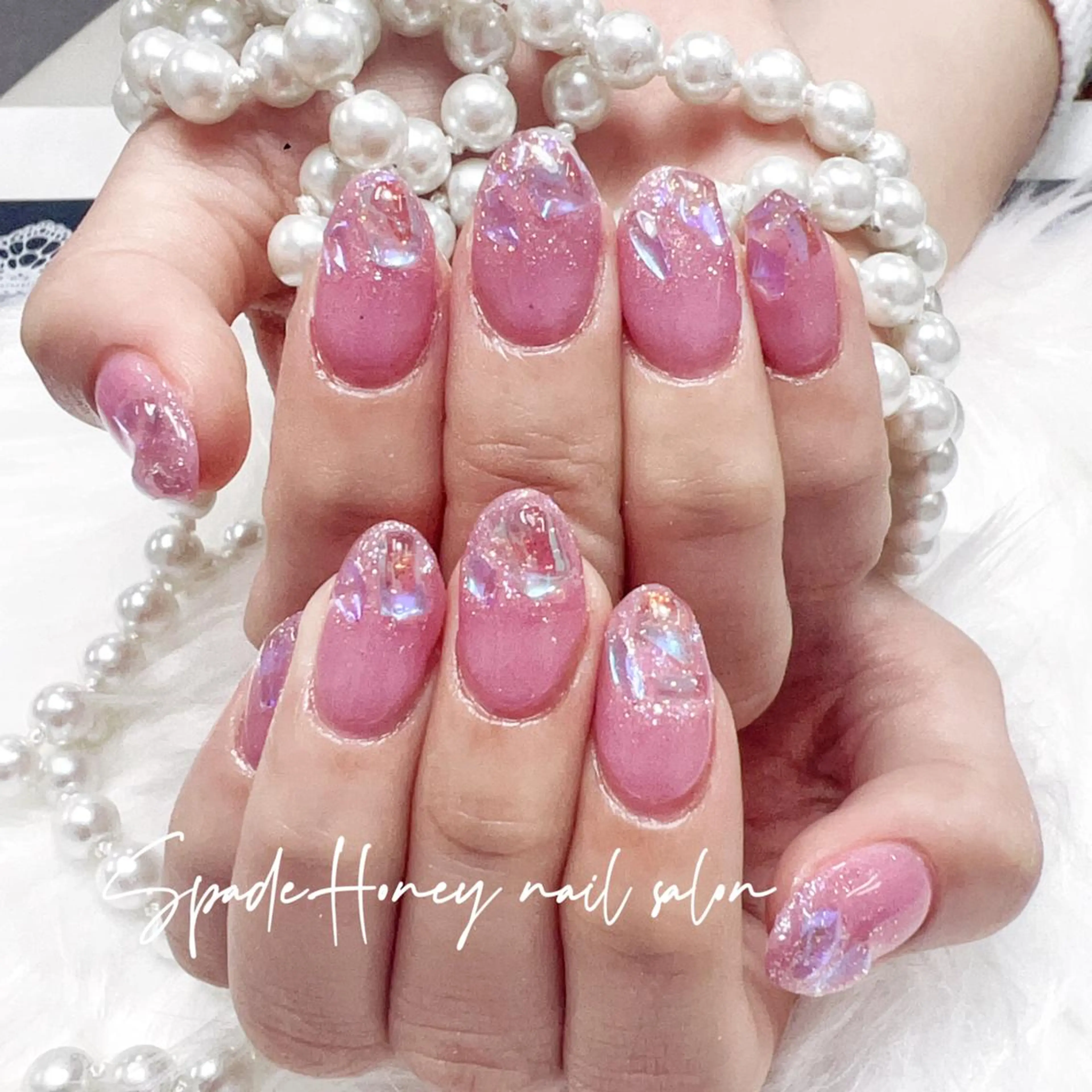 ネイル 🫧🩵ふわりん 🎀🧸のネイルデザイン