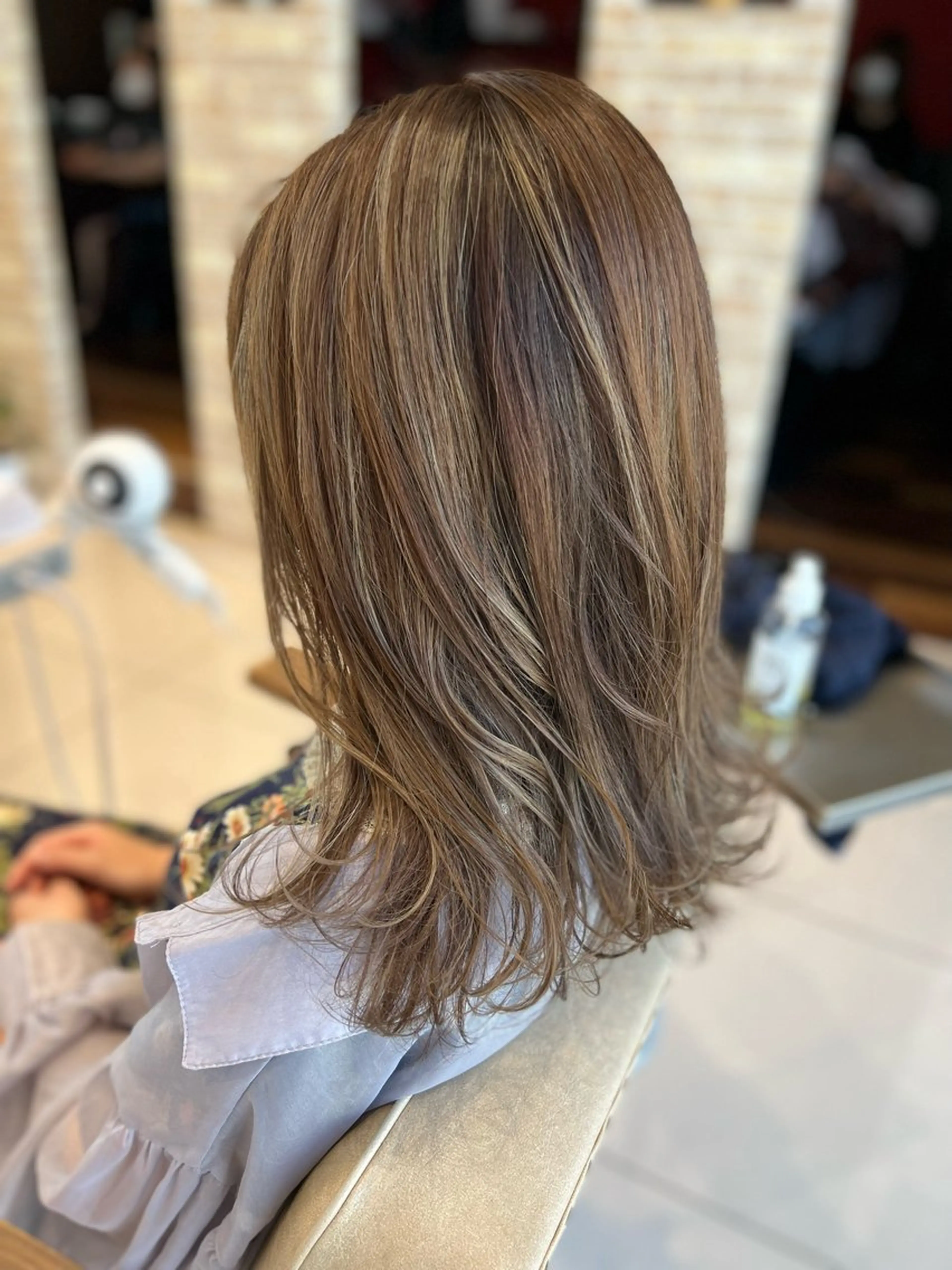 ミディアム ヘアカラー 高野 恭佑のヘアスタイル