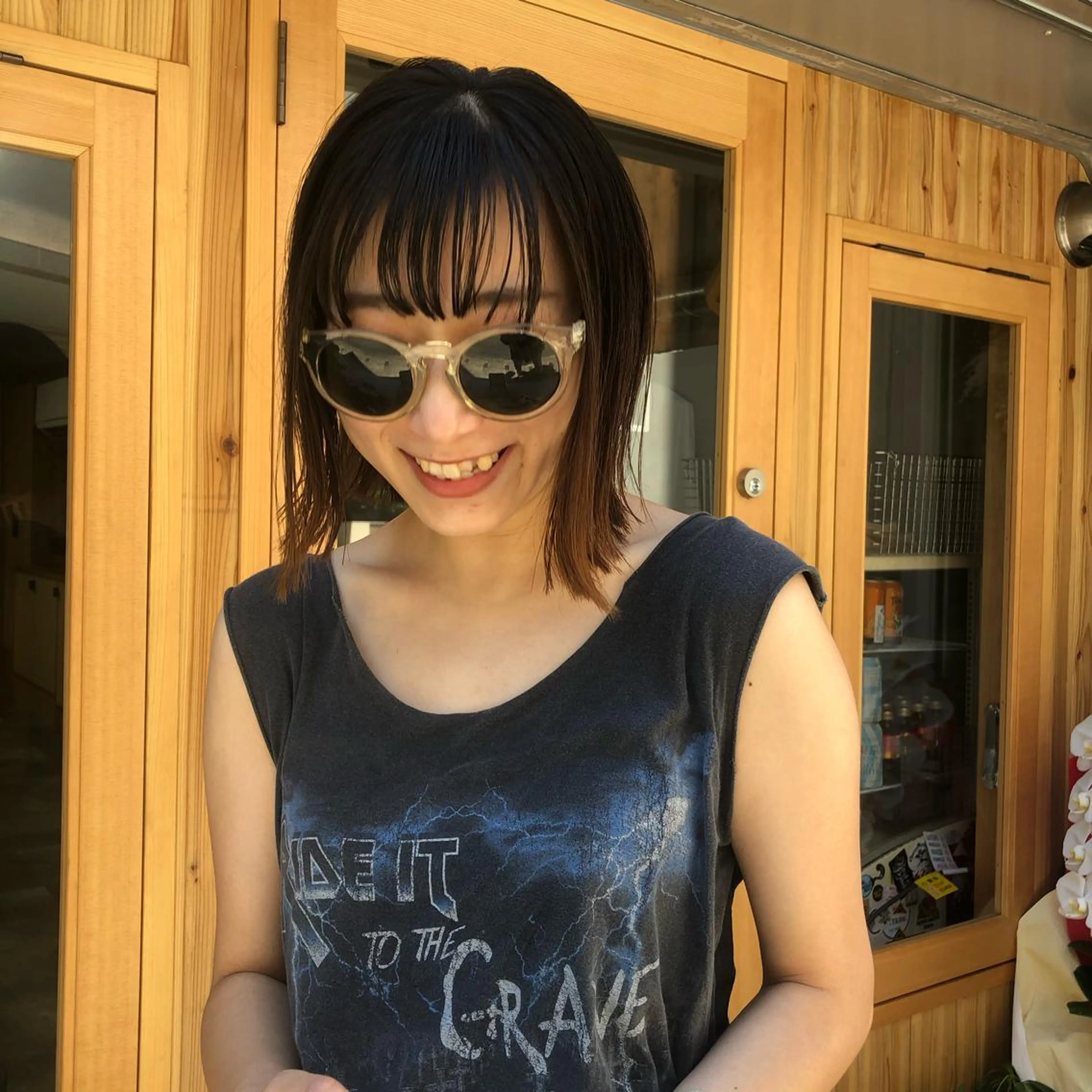 ショート カラー ヘアアレンジ BRUNTJET所属・MAEDA MADOKAのヘアスタイル