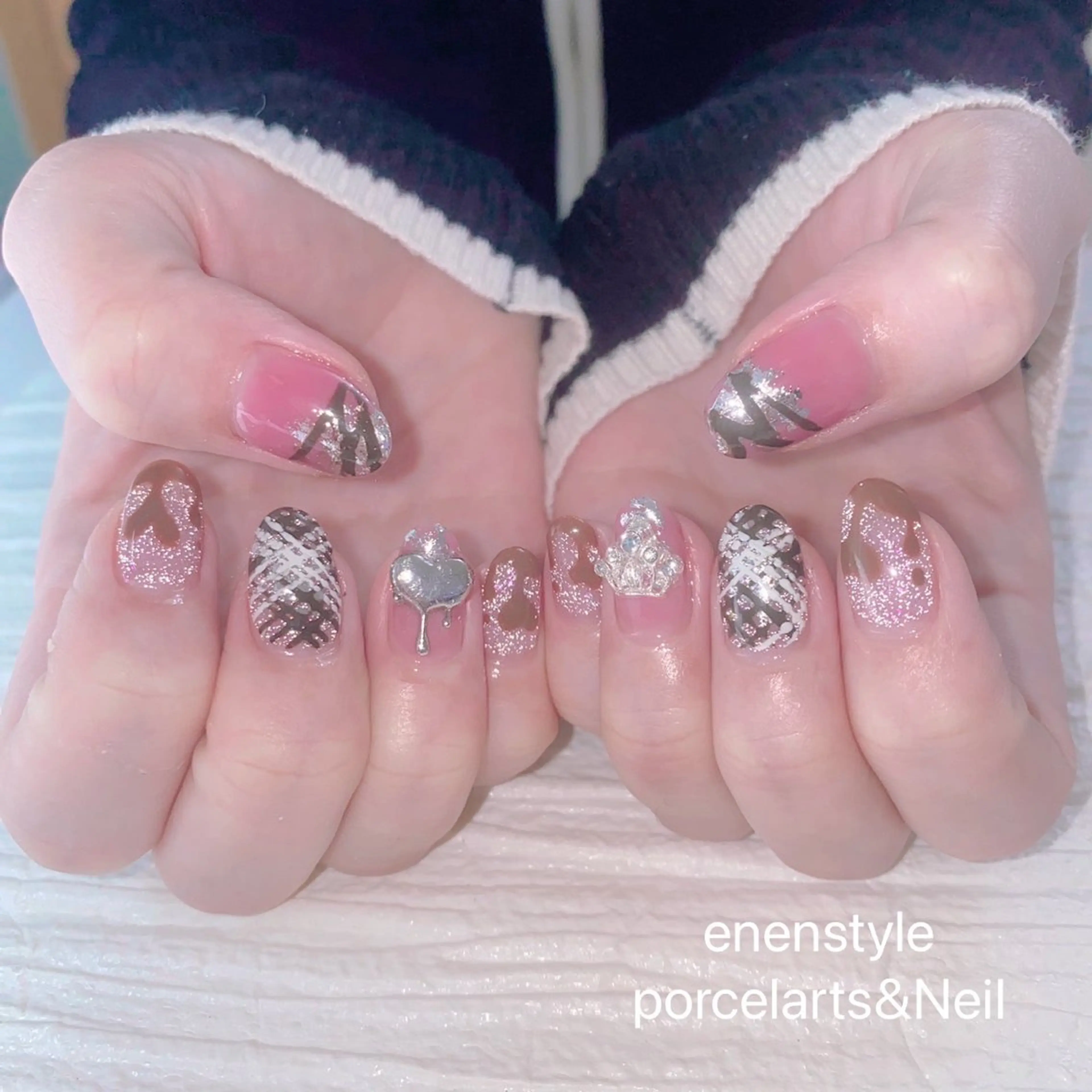 ネイル ハンドネイル 👑enen style👑のネイルデザイン