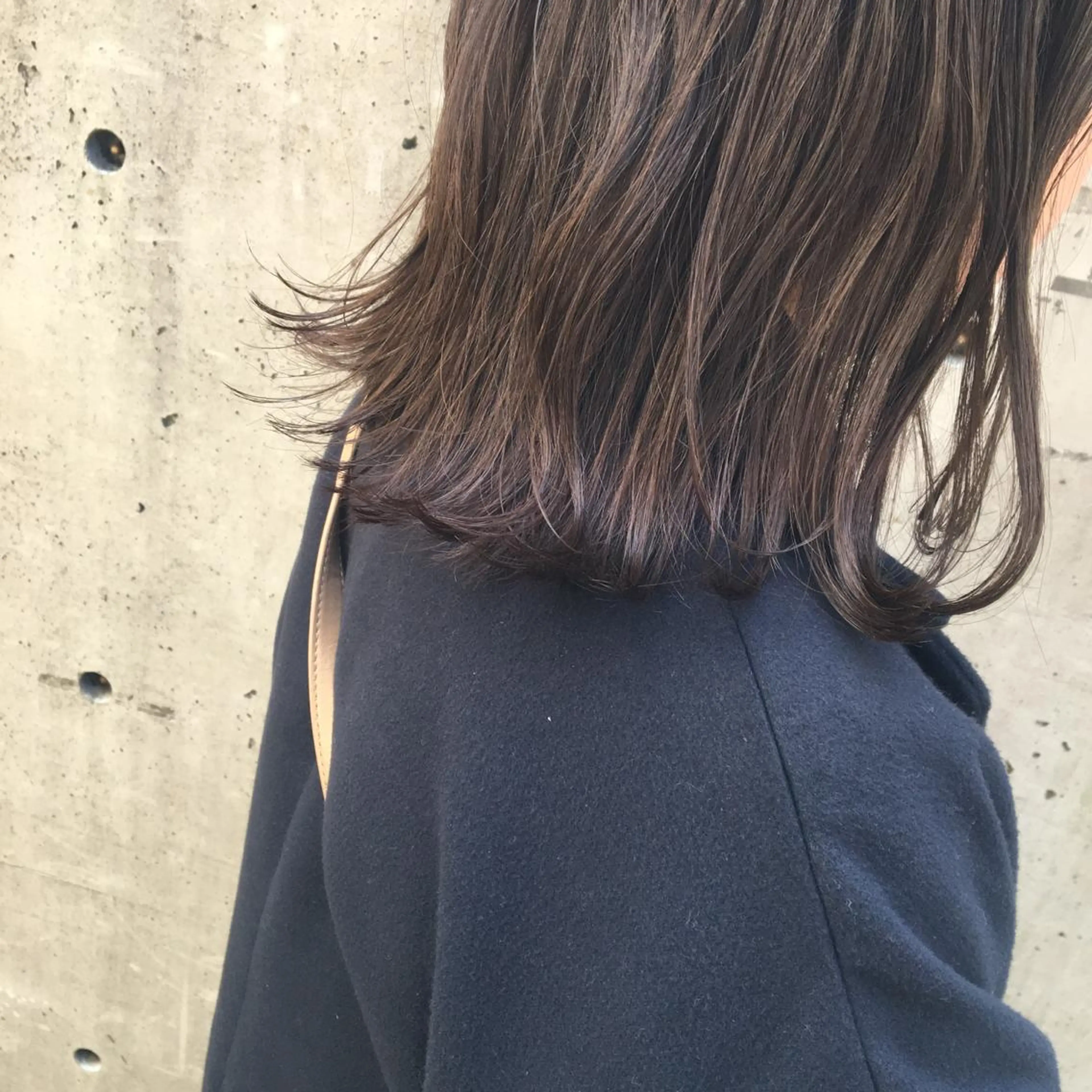 ミディアム カラー ベージュカラー emme MIHO♡のヘアスタイル