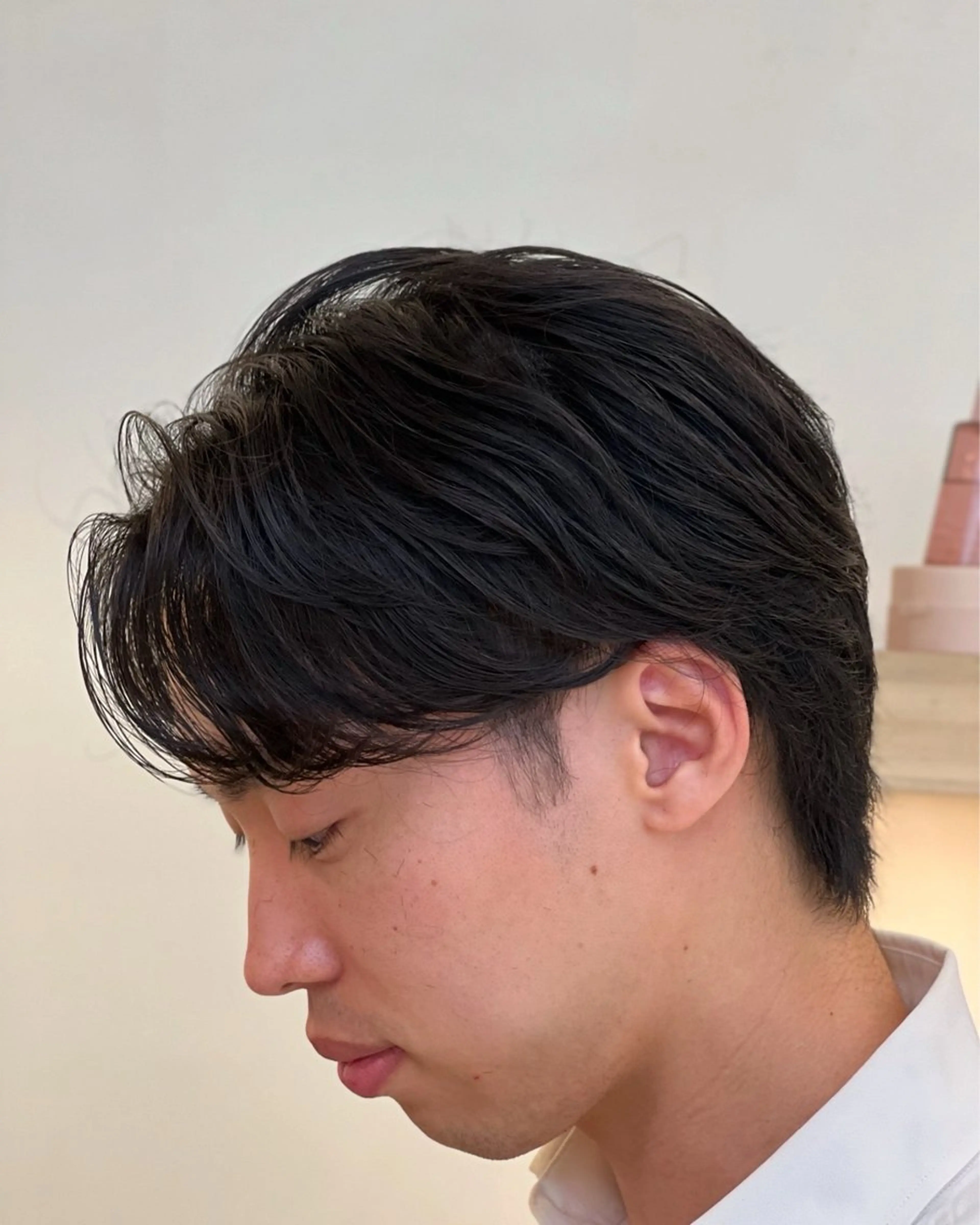 ショート パーマ メンズ メンズパーマ カット パーマ メンズパーマ 岩成健志郎のヘアスタイル