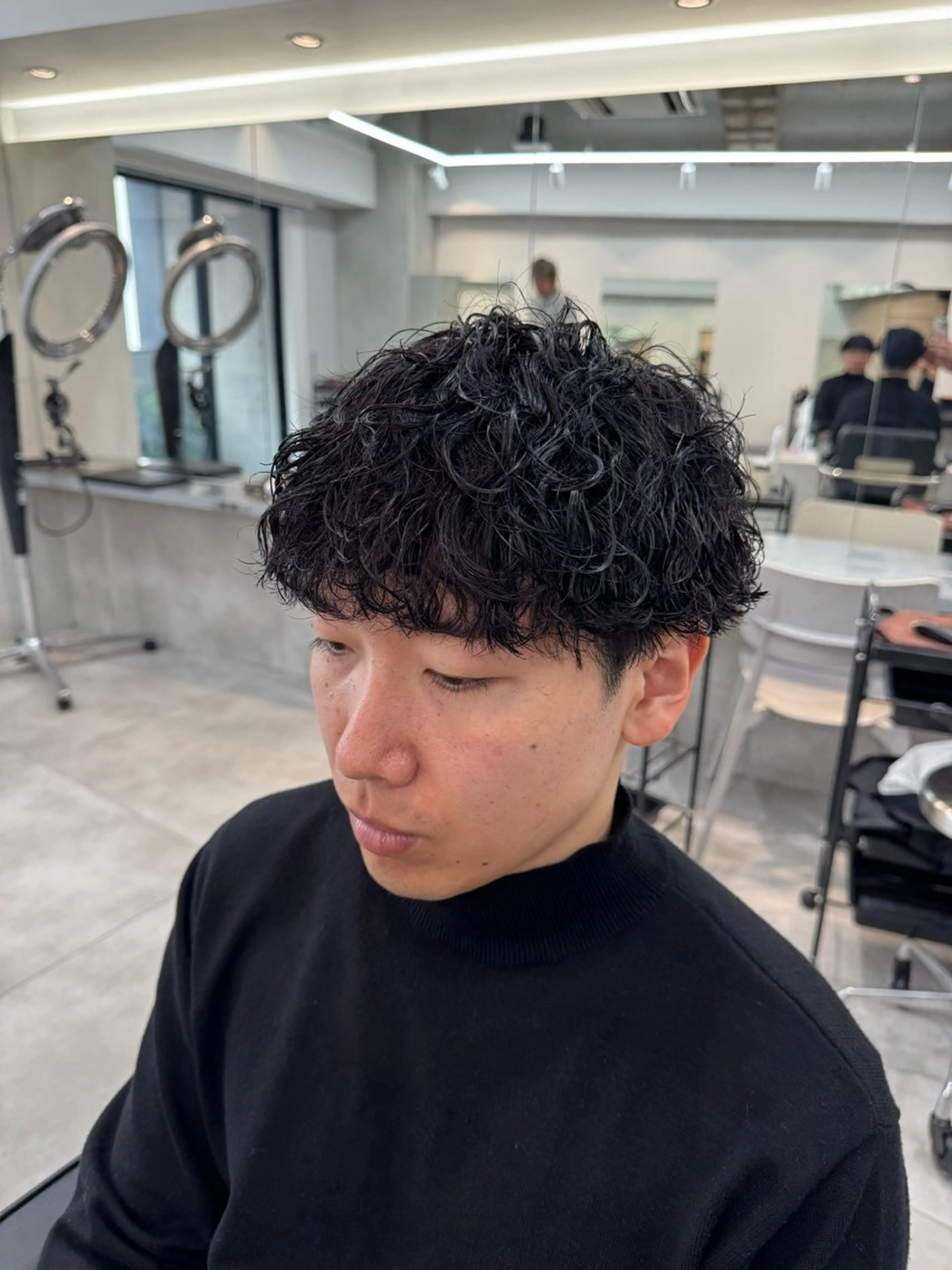 パーマ メンズ メンズパーマ 波巻きパーマ カット パーマ 大宮メンズ特化/パー マ職人/小川藍人のヘアスタイル