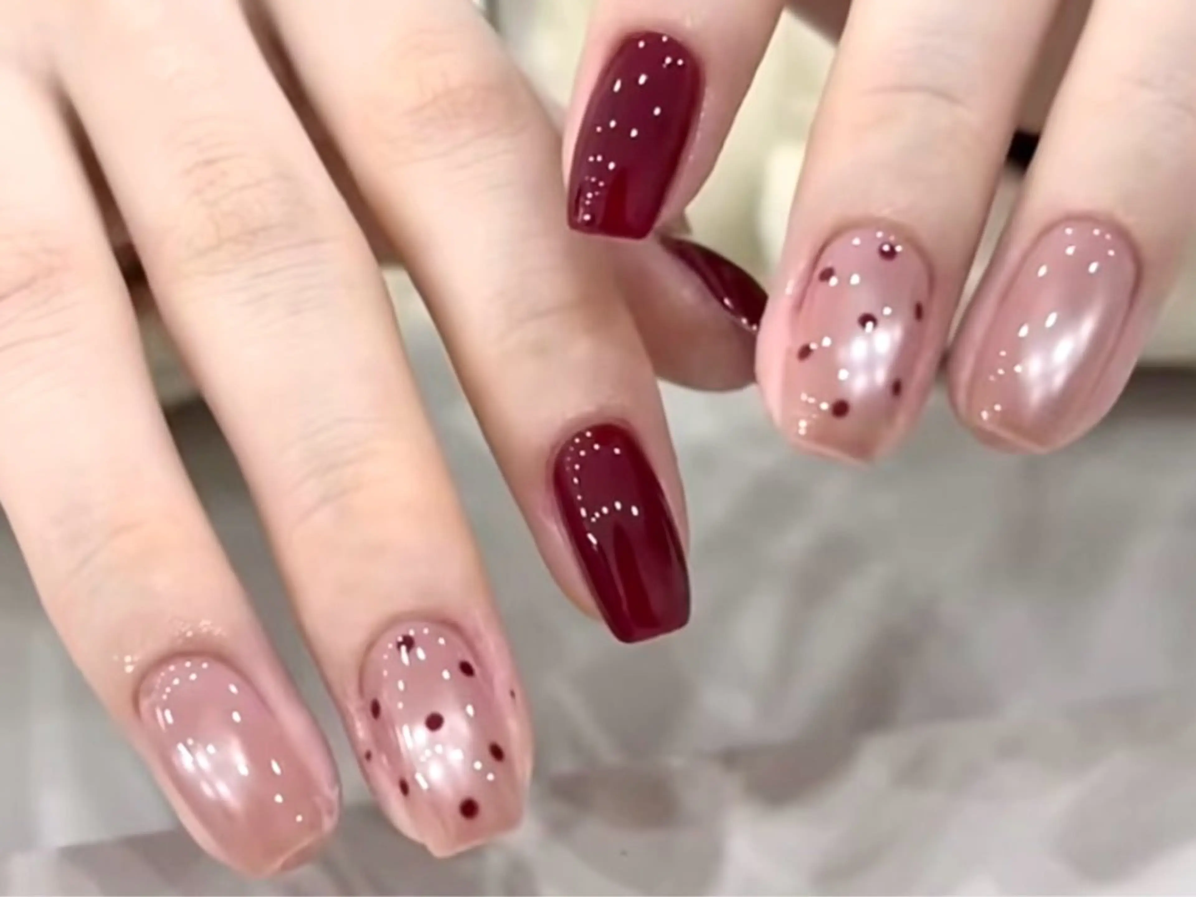 ネイル フットネイル ジェルネイル ハート 韓国ネイル マグネットネイル 池袋東口cutie 爪形成ワンホンネイルのネイルデザイン