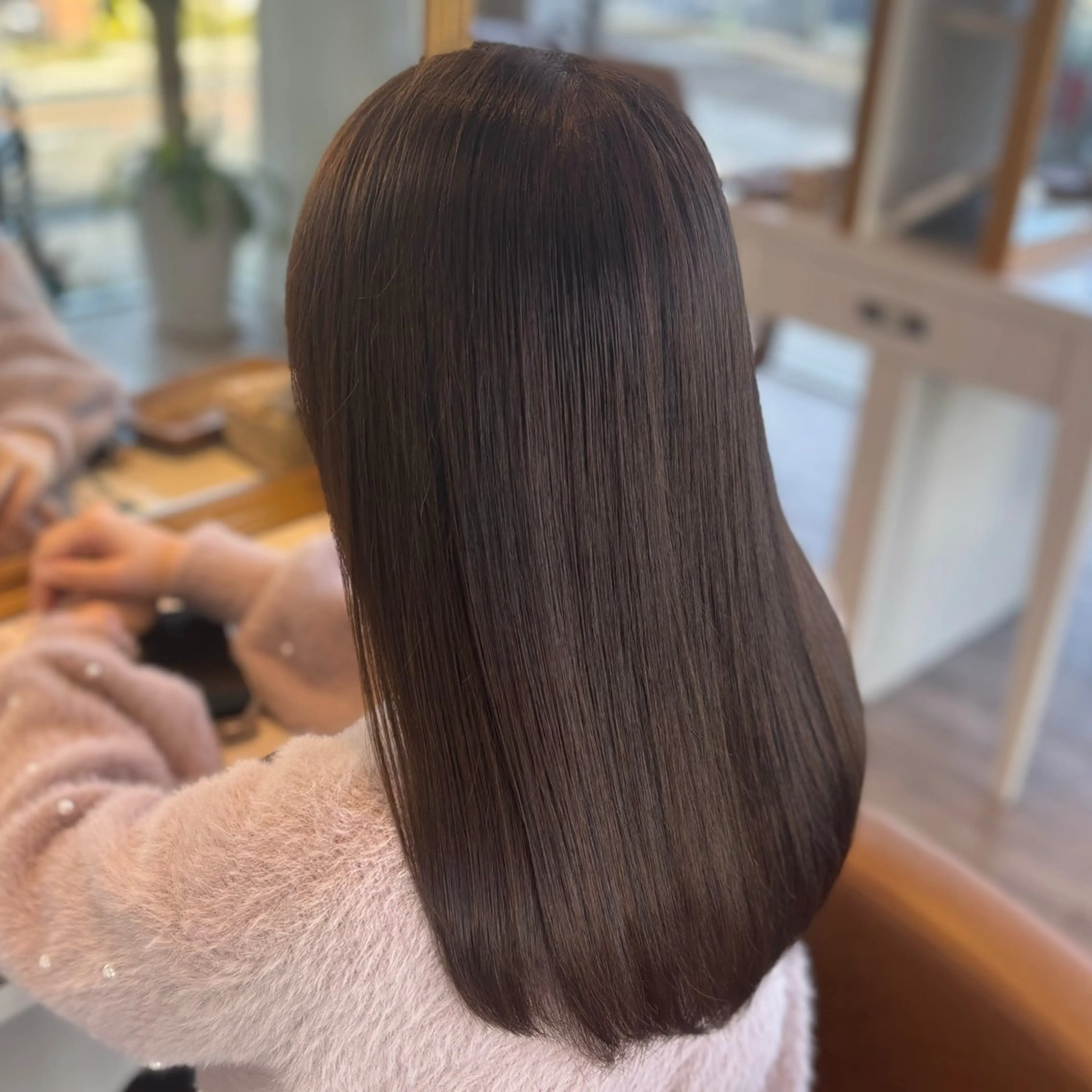 ロング カラー ヘアカラー トリートメント 艶髪✖️透明感/ 暗髪🩶/AOIのヘアスタイル