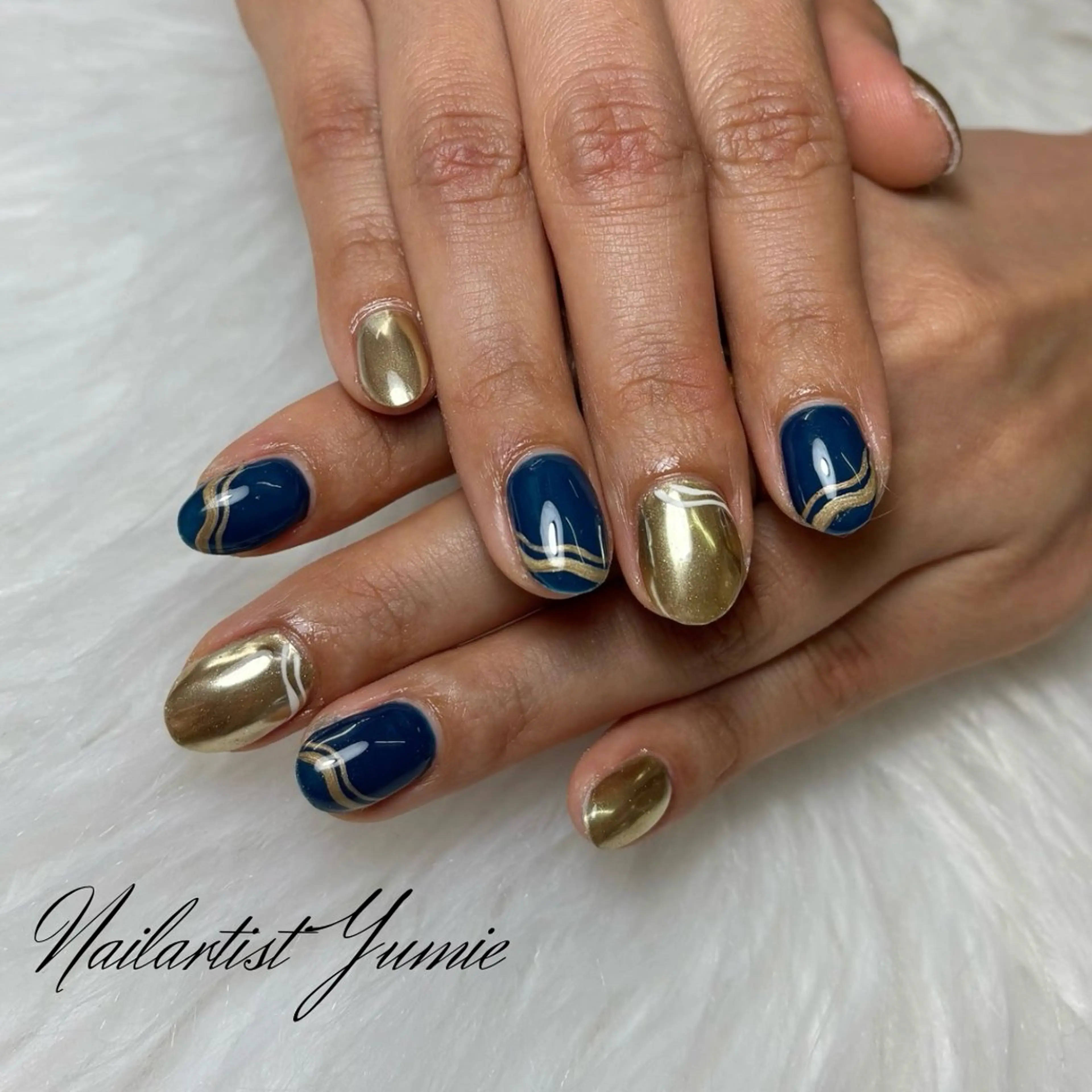 ネイル ハンドネイル Setsalon Churaku Nailist Yumie所属・【沖縄市安慶田】 🤍Yumieのネイルデザイン
