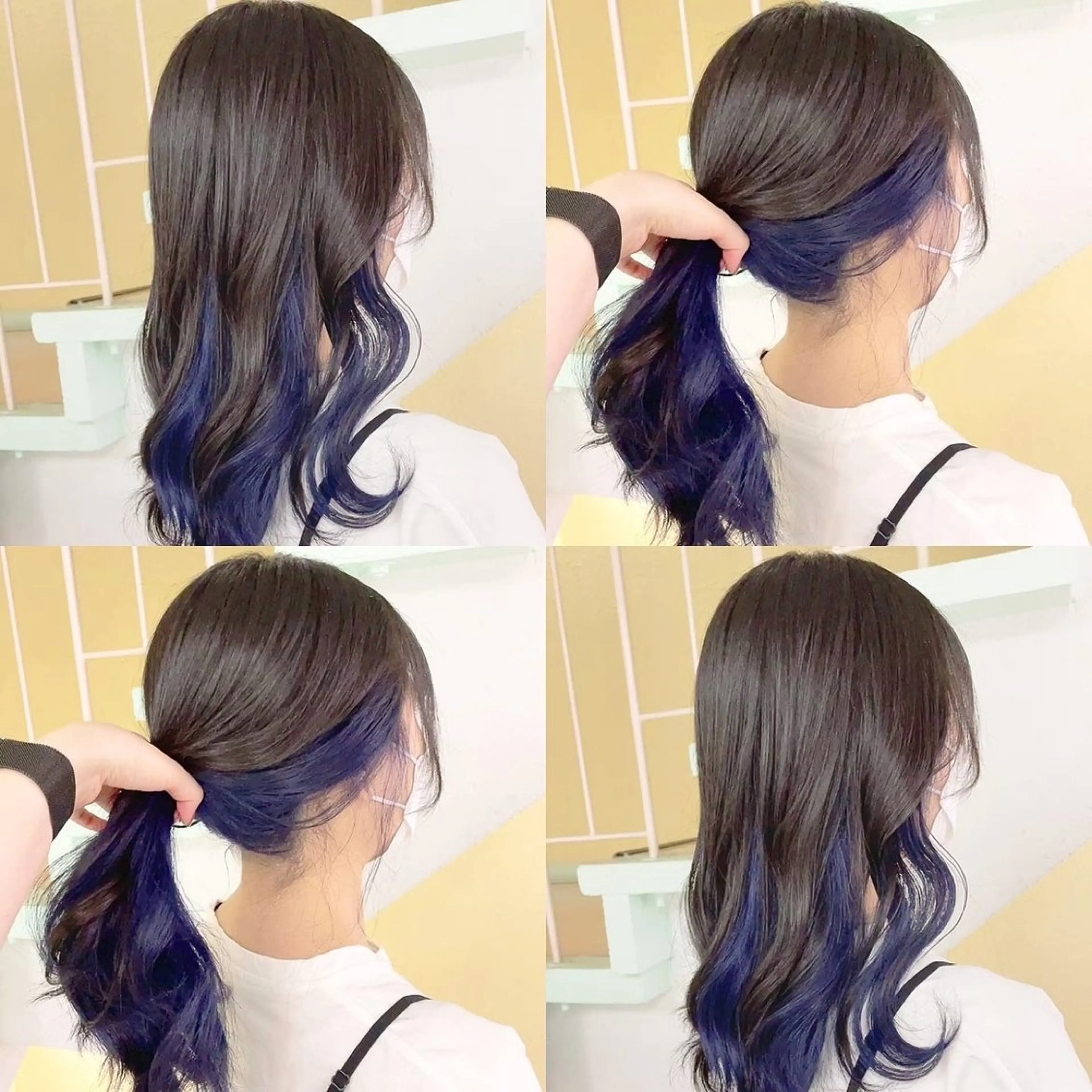 カラー ヘアカラー トリートメント 渋谷:インナーカラー ／🍒エリカ🍒のヘアスタイル