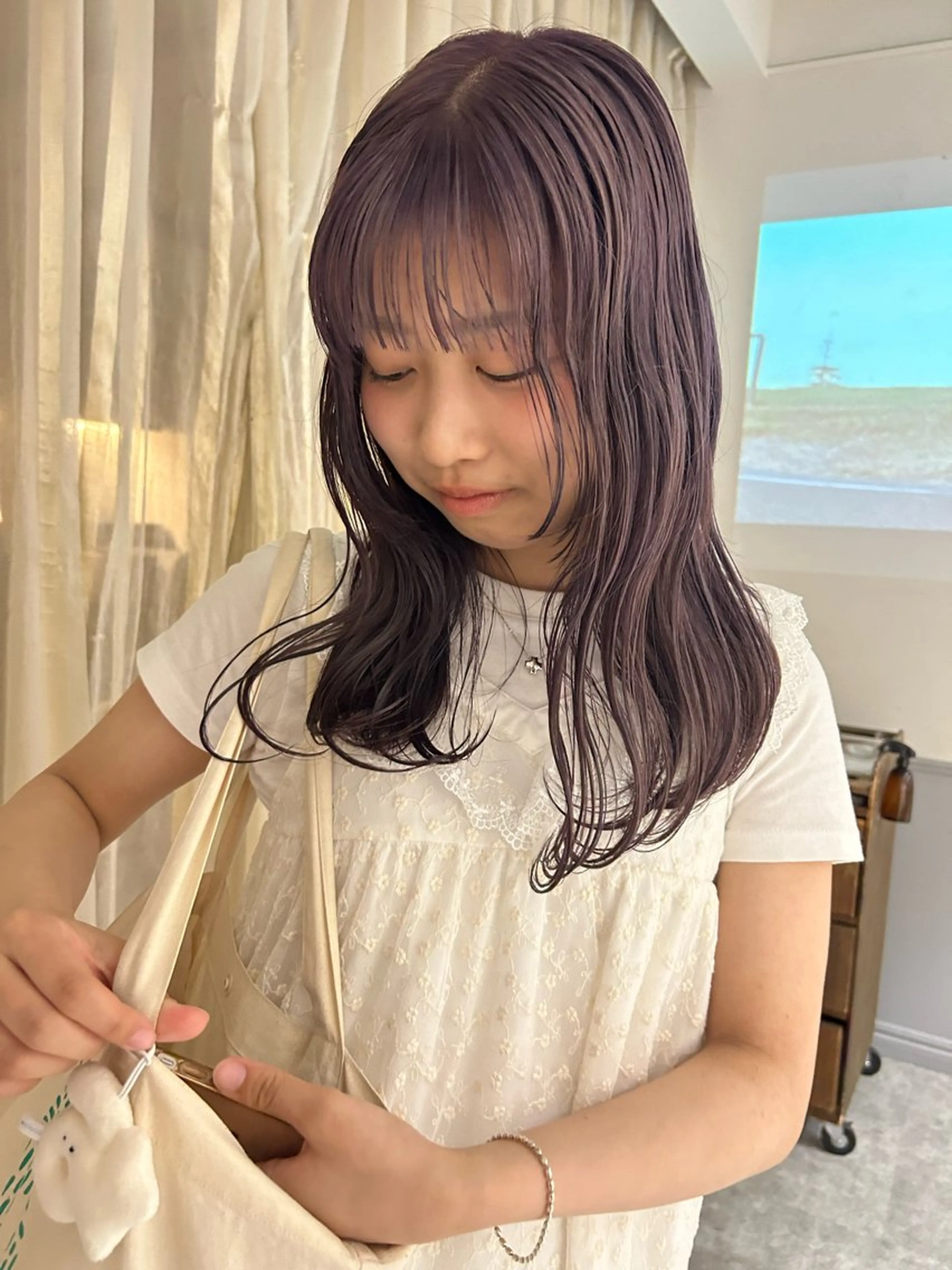 ロング sliver renのヘアスタイル