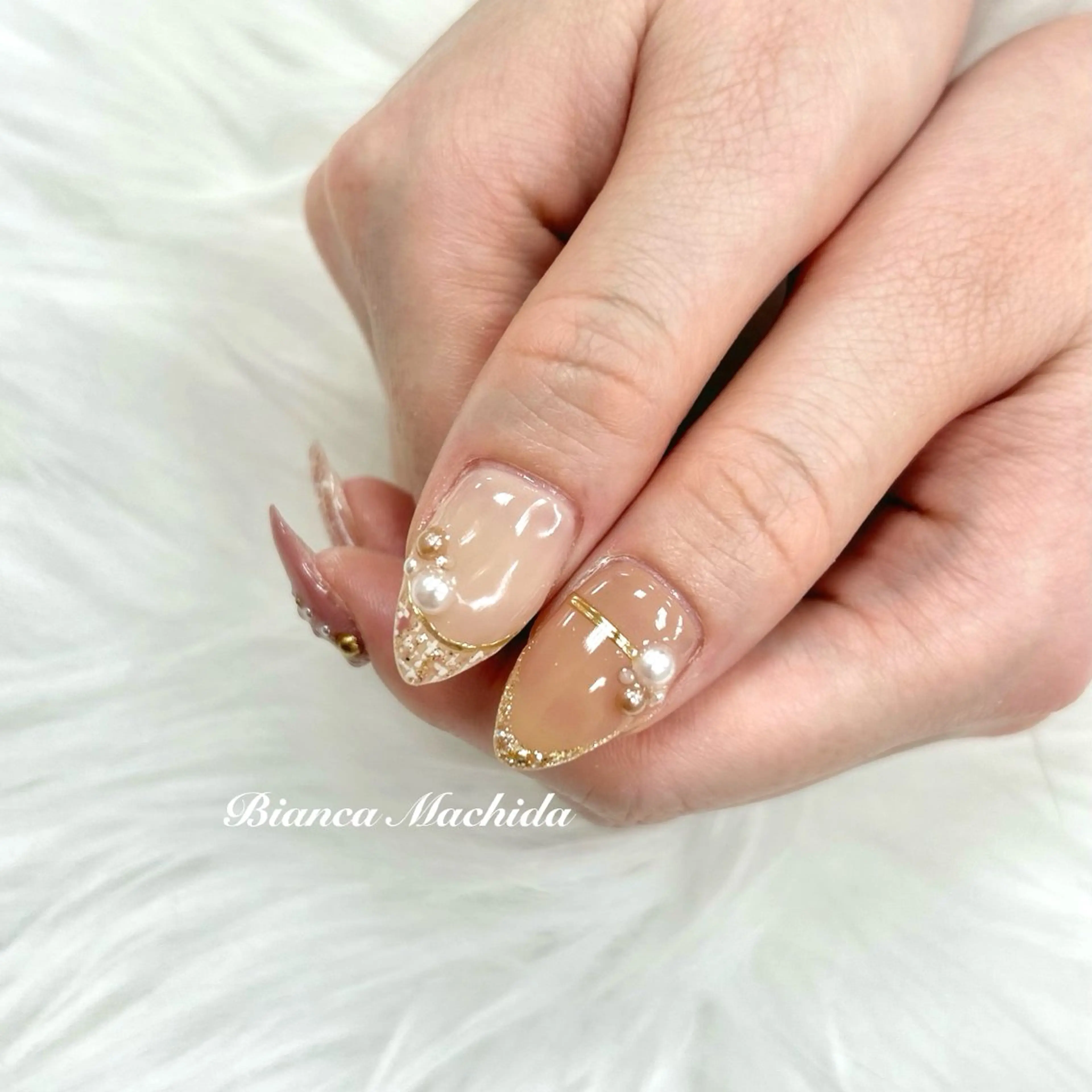 ネイル ハンドネイル ハンドケア Bianca 🪽 Nakajimaのネイルデザイン