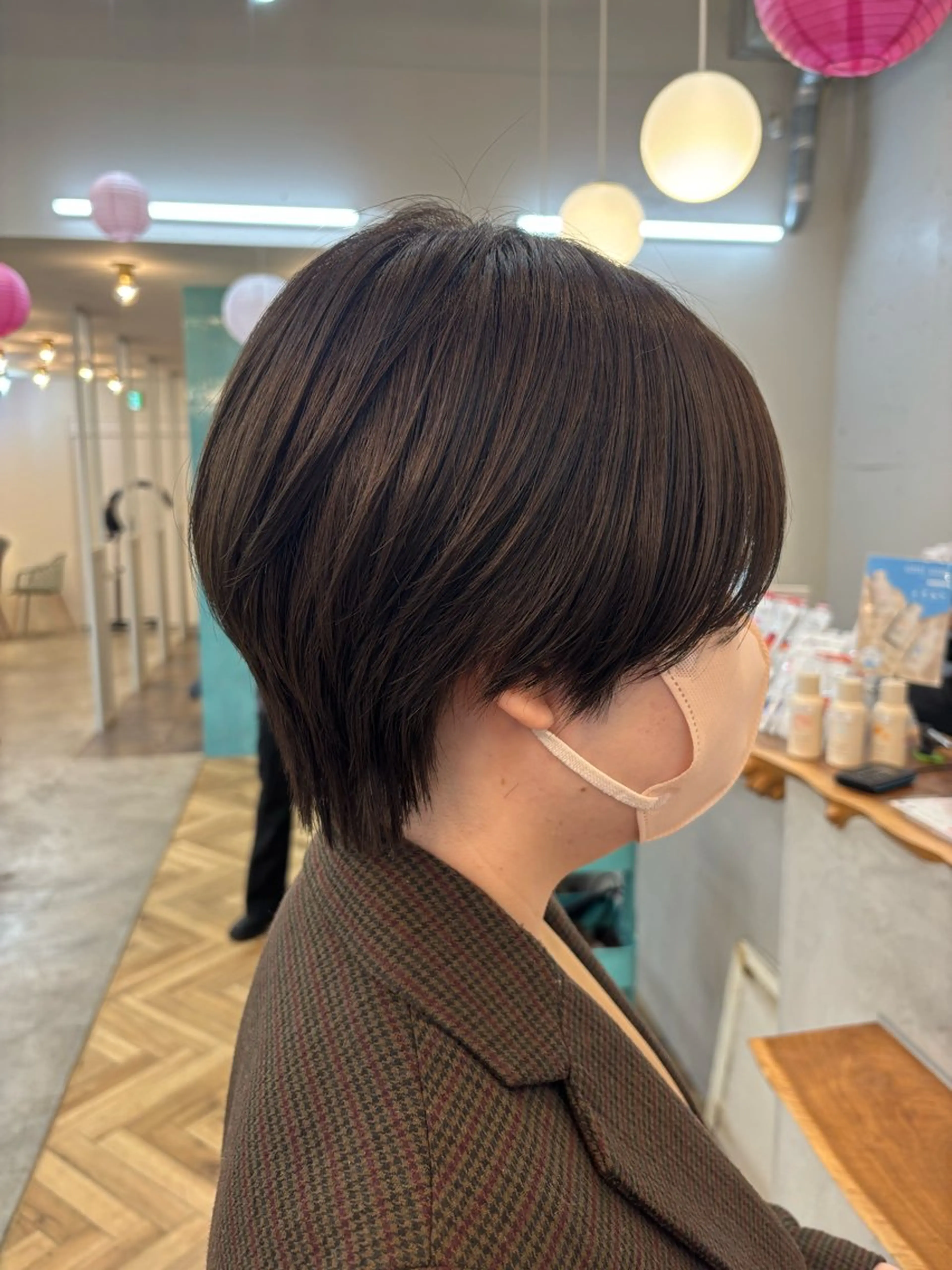 ショート ROMMY.所属・大木 華のヘアスタイル