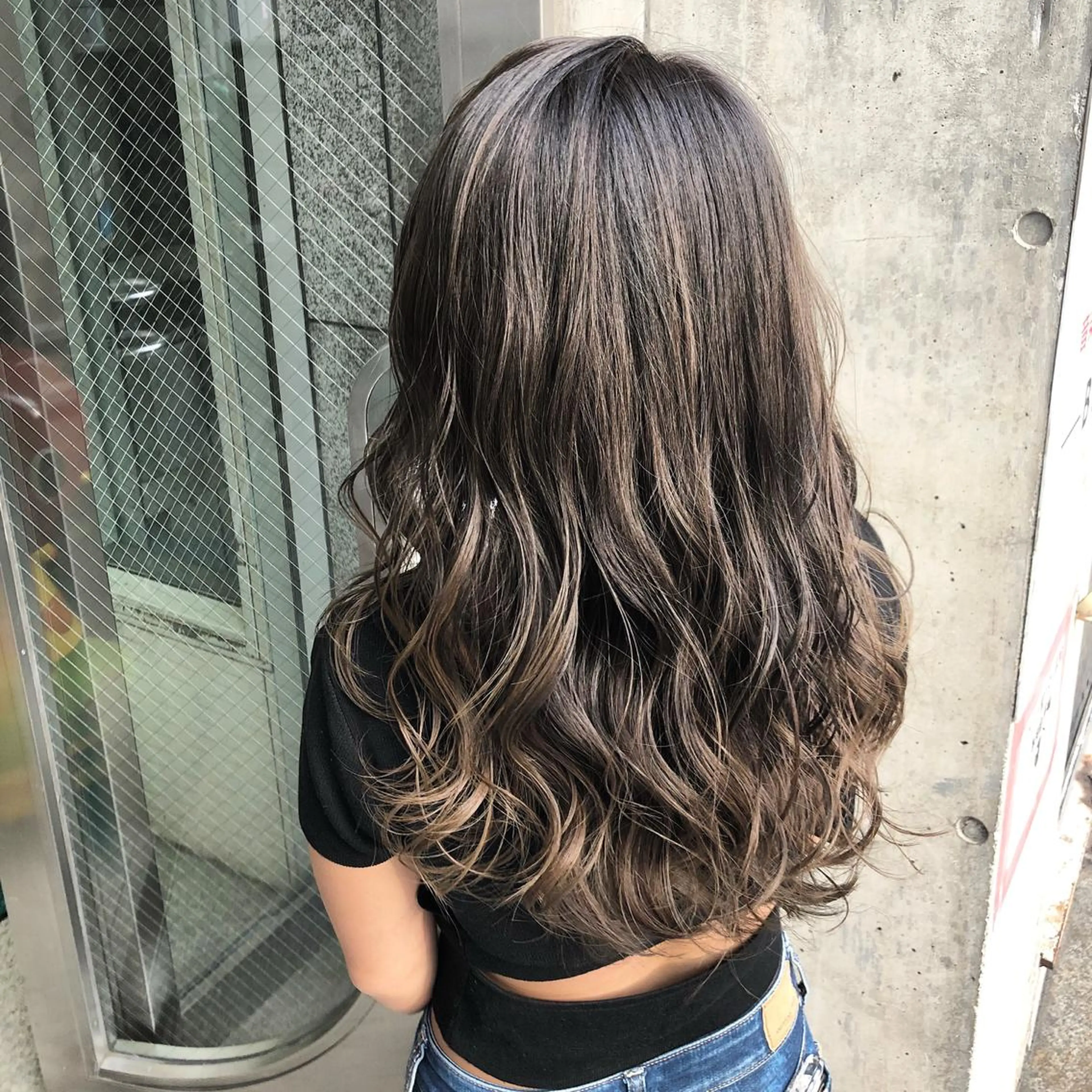 ロング ハイライト 片桐 大介のヘアスタイル