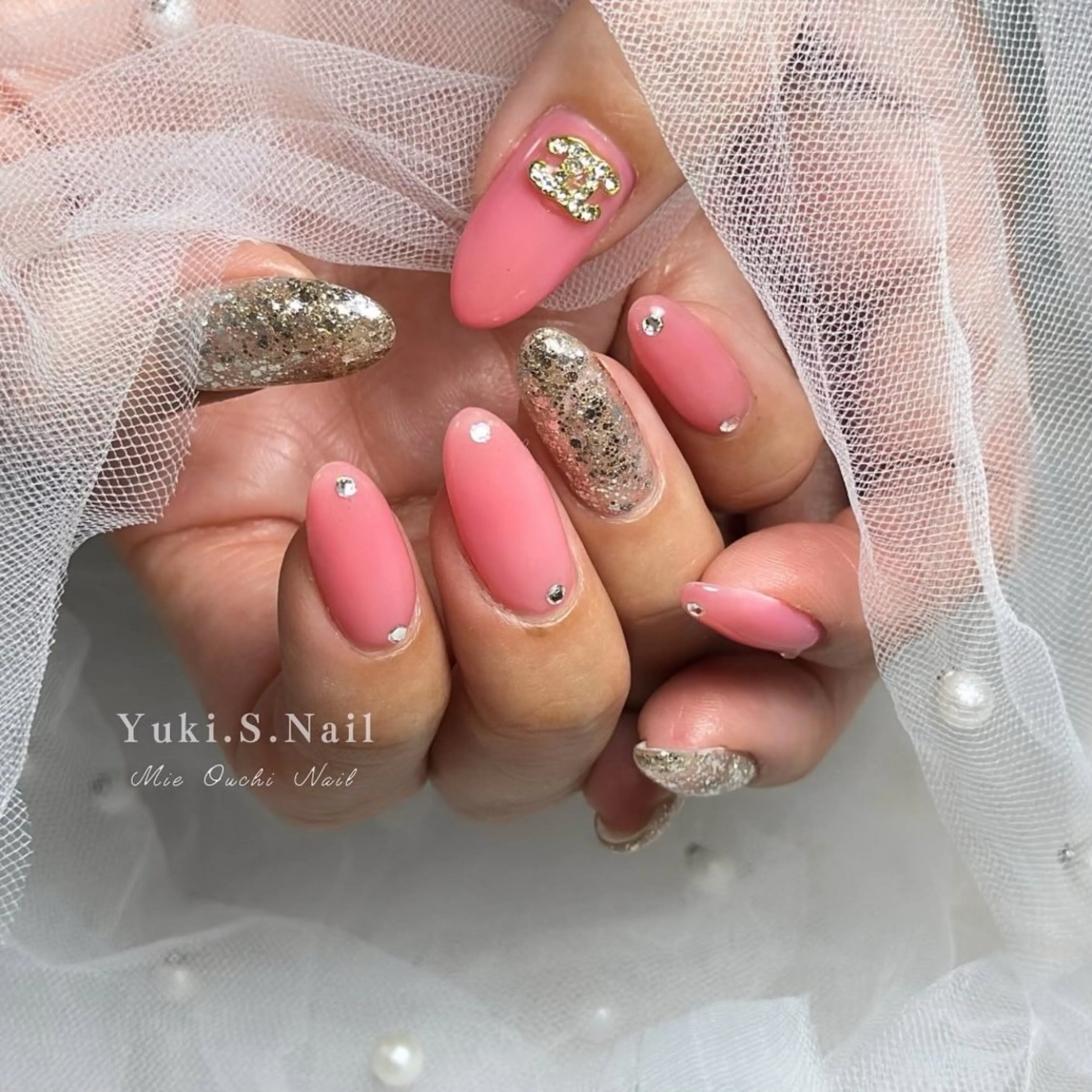 ロング ハンドネイル Yuki S.Nailのネイルデザイン