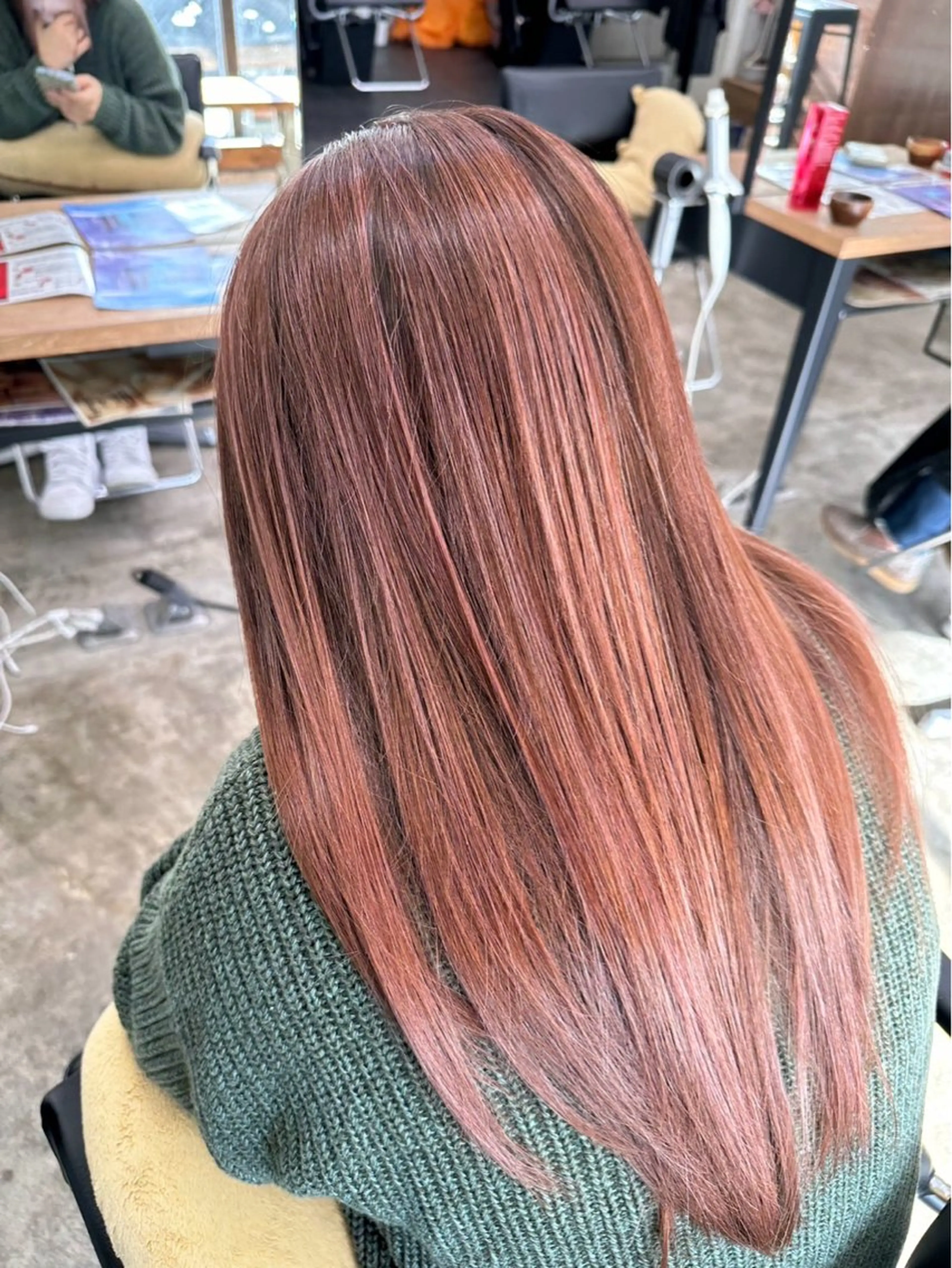 ロング ヘアカラー 【垢抜けマッシュ】/ 藤沢/Hinaのヘアスタイル