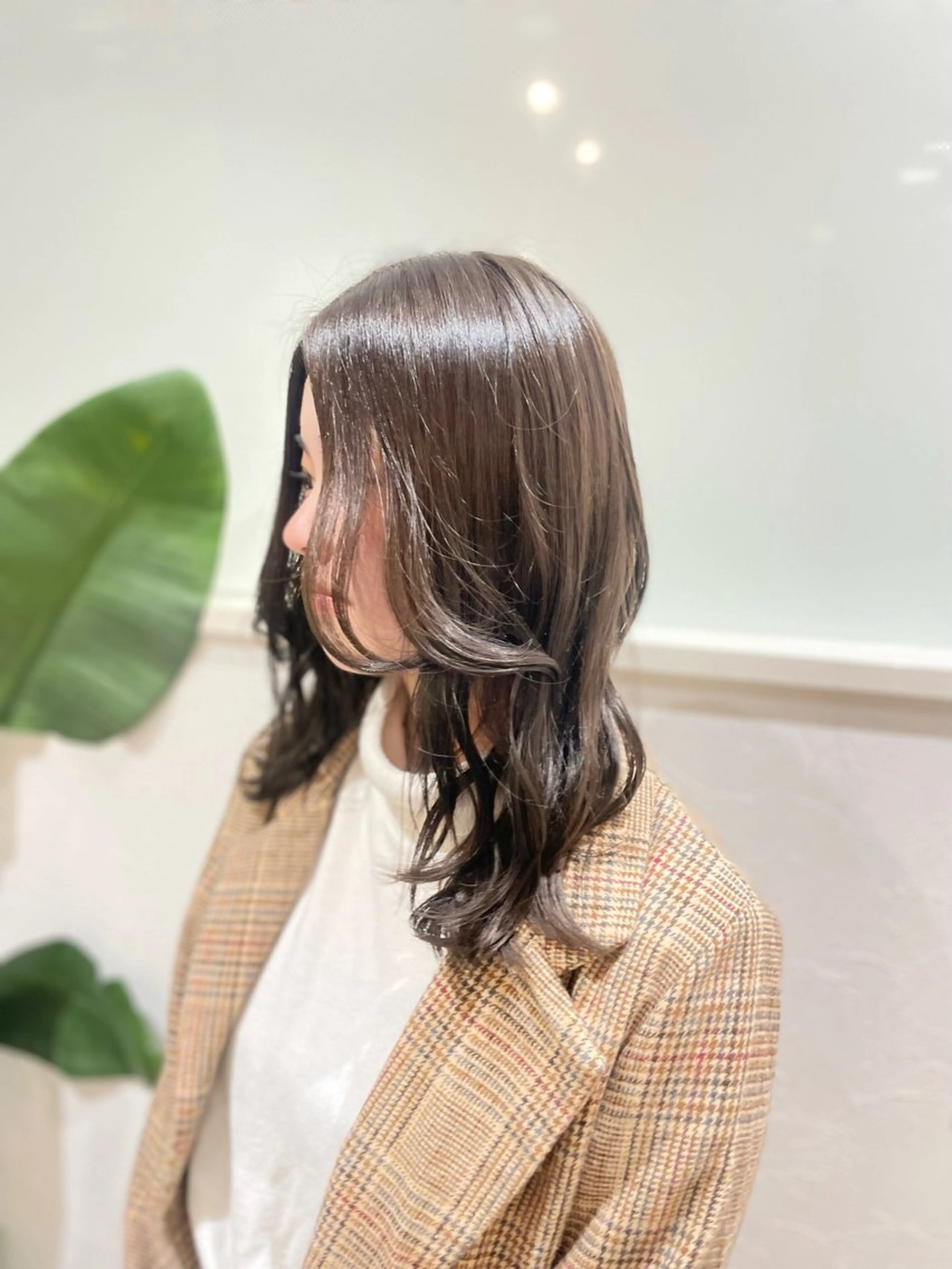 ミディアム ボブ/艶髪 soleilrukaのヘアスタイル