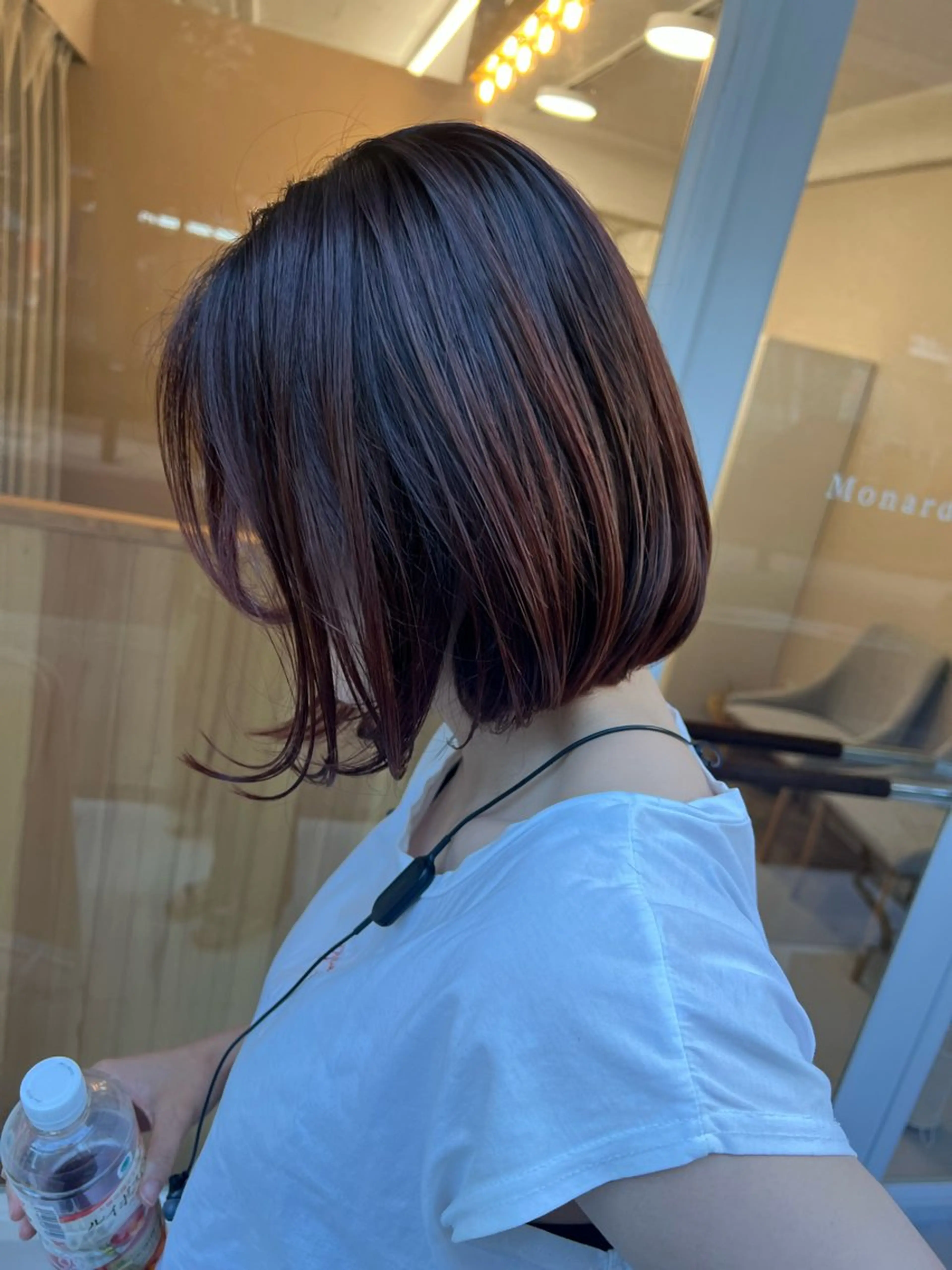 ショート カラー ブラウンカラー グラデーションカラー ピンクカラー ピンクブラウン SATSUKI🌼. 髪質改善/ブリーチのヘアスタイル