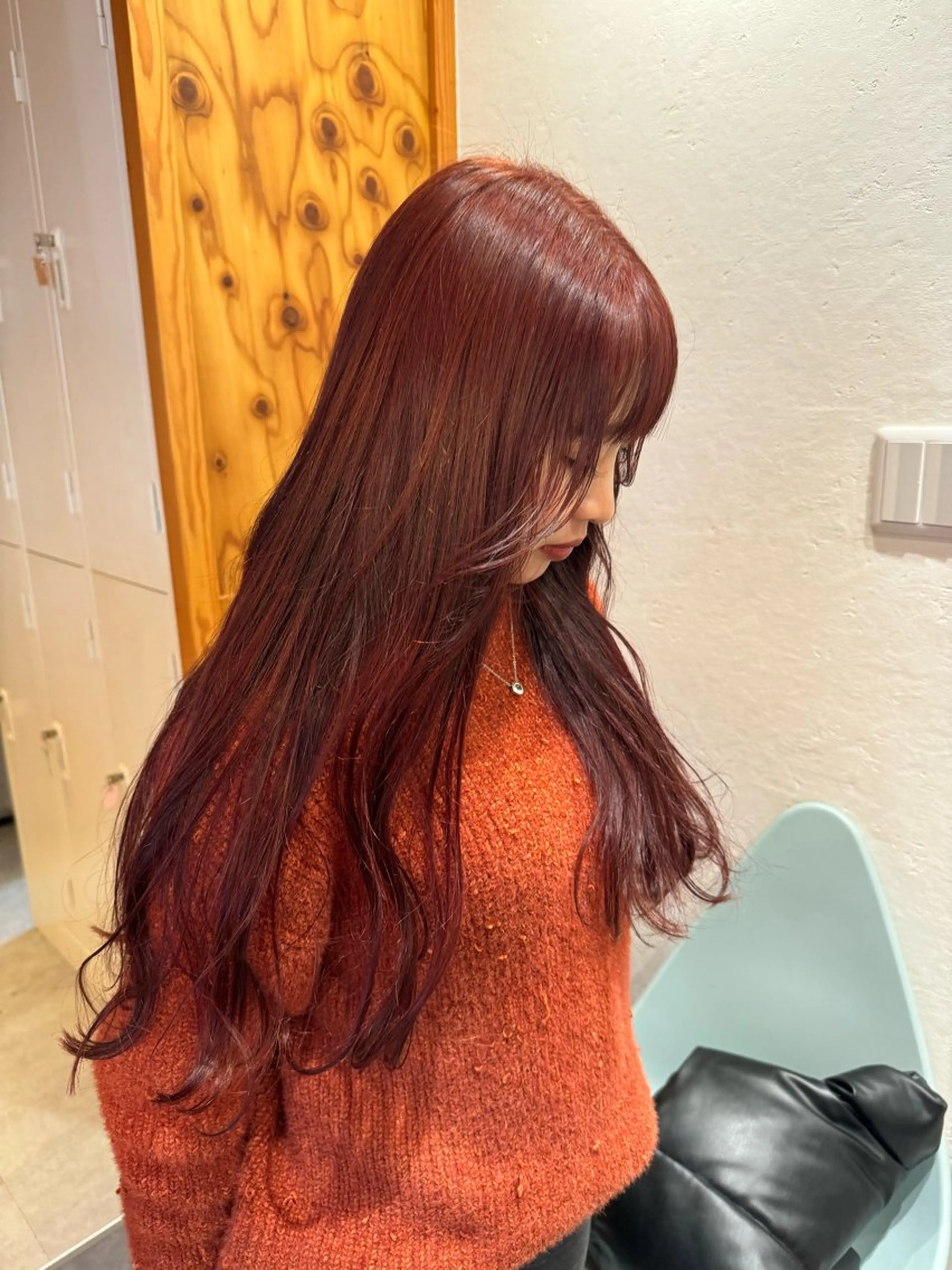 ロング ヘアカラー 女性専用サロン iiro所属・hina/透明感🍒 【元町】のヘアスタイル