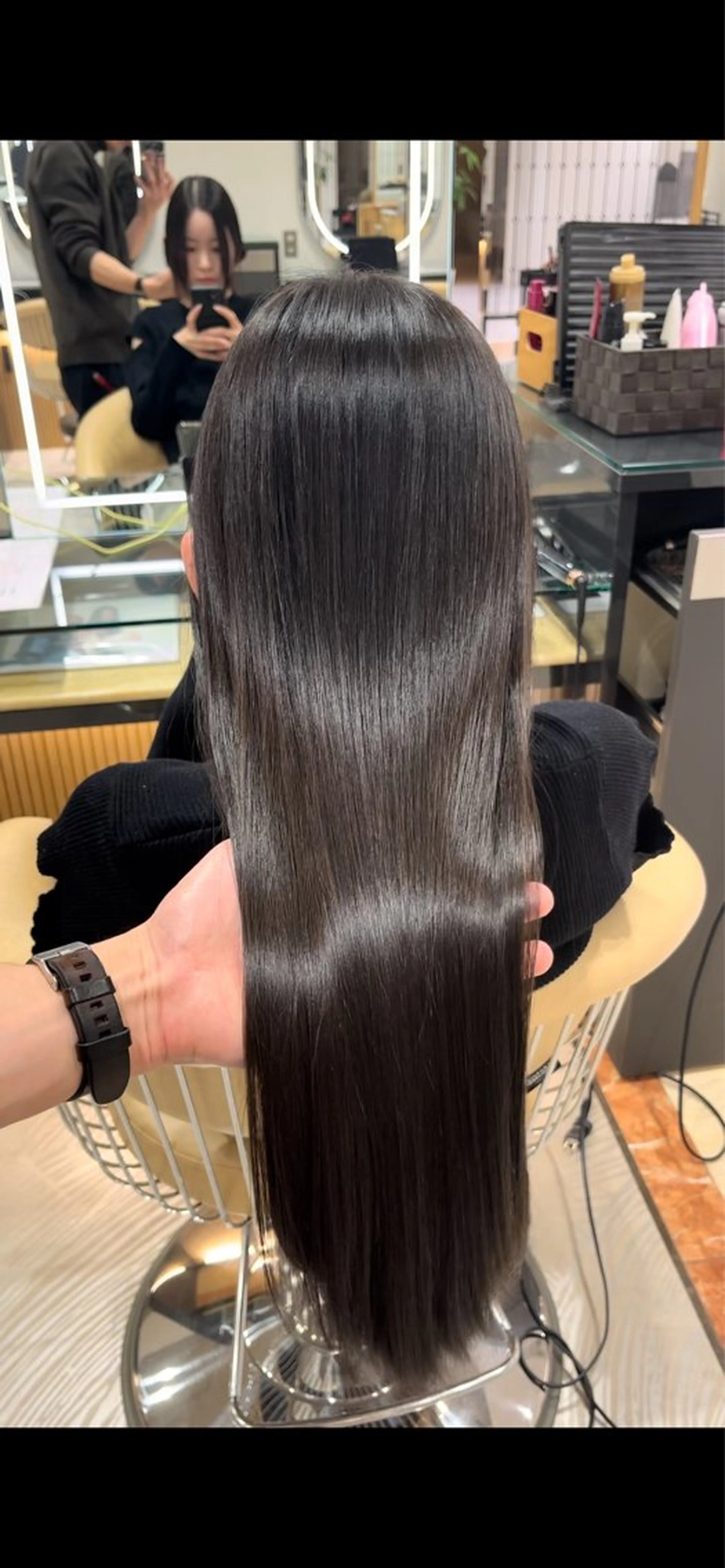 ロング カットモデル/ 透明感ヘア/成瀬裕介のヘアスタイル