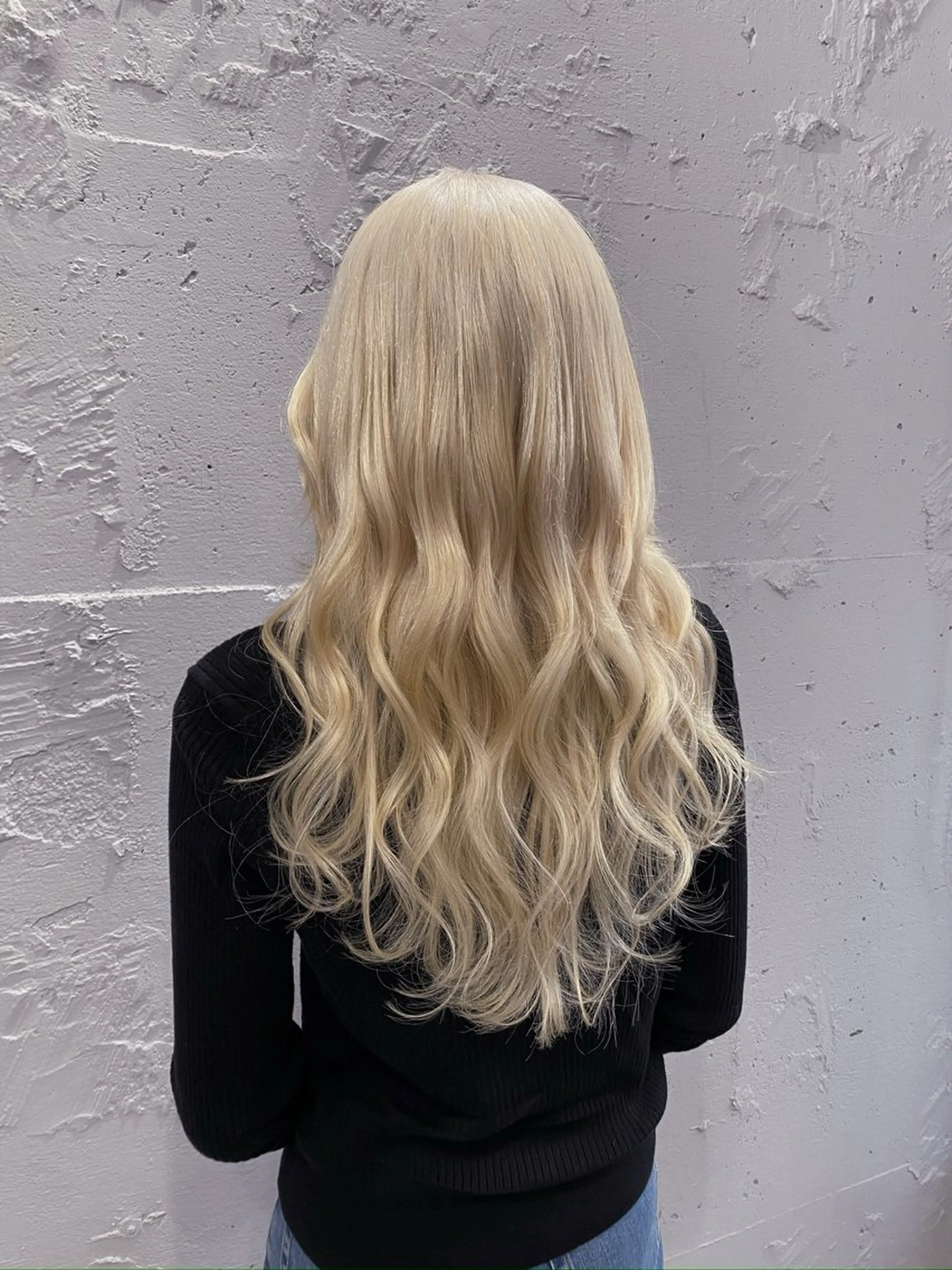 ロング プルエクステ シールエクステ エクステ Fi-Ne 八戸のヘアスタイル