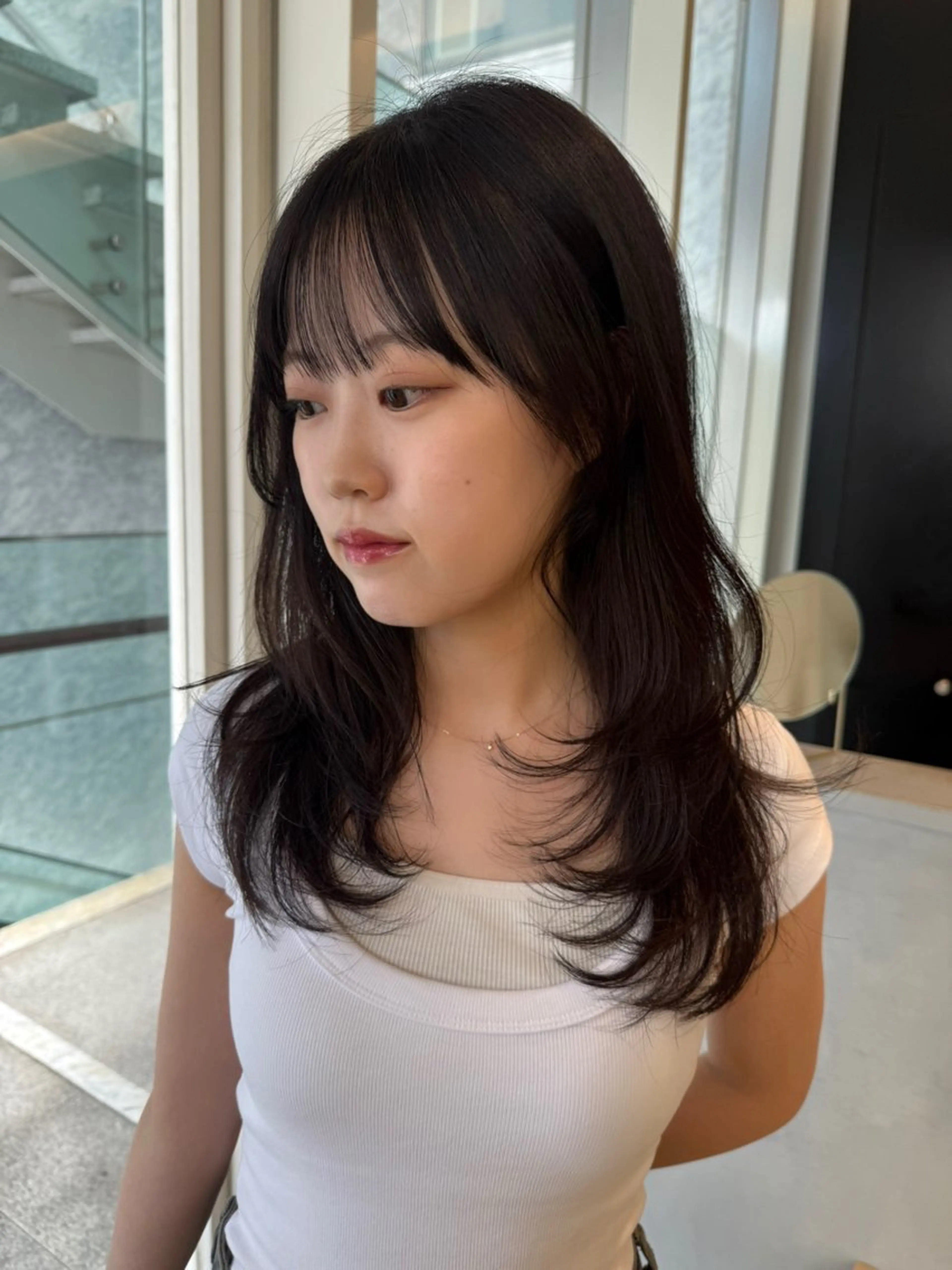 ロング ロングレイヤー レイヤーカット ロング 表参道SHEA Am i／ロングレイヤーのヘアスタイル