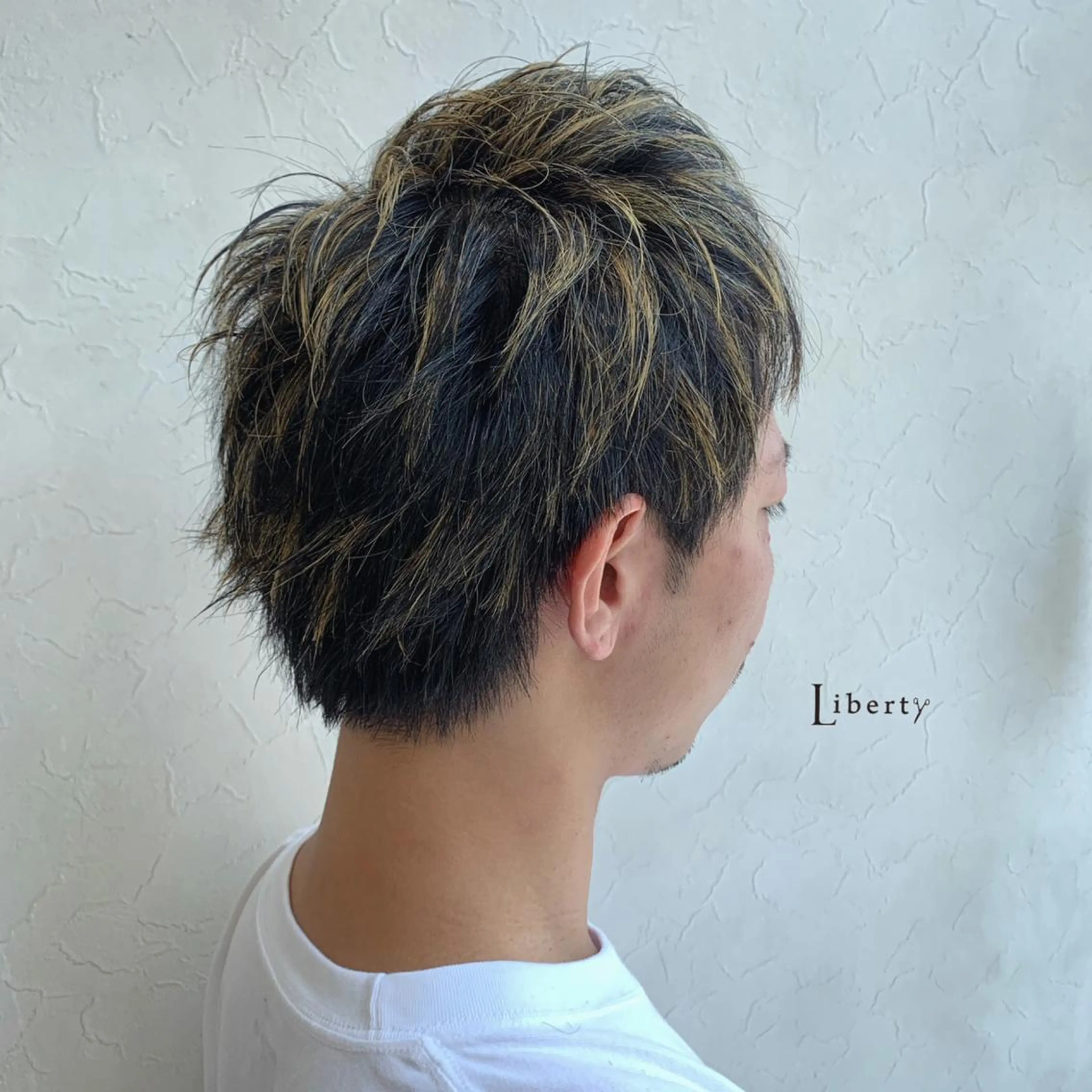 ショート カラー メンズ Liberty 店長 TAJIMAのヘアスタイル