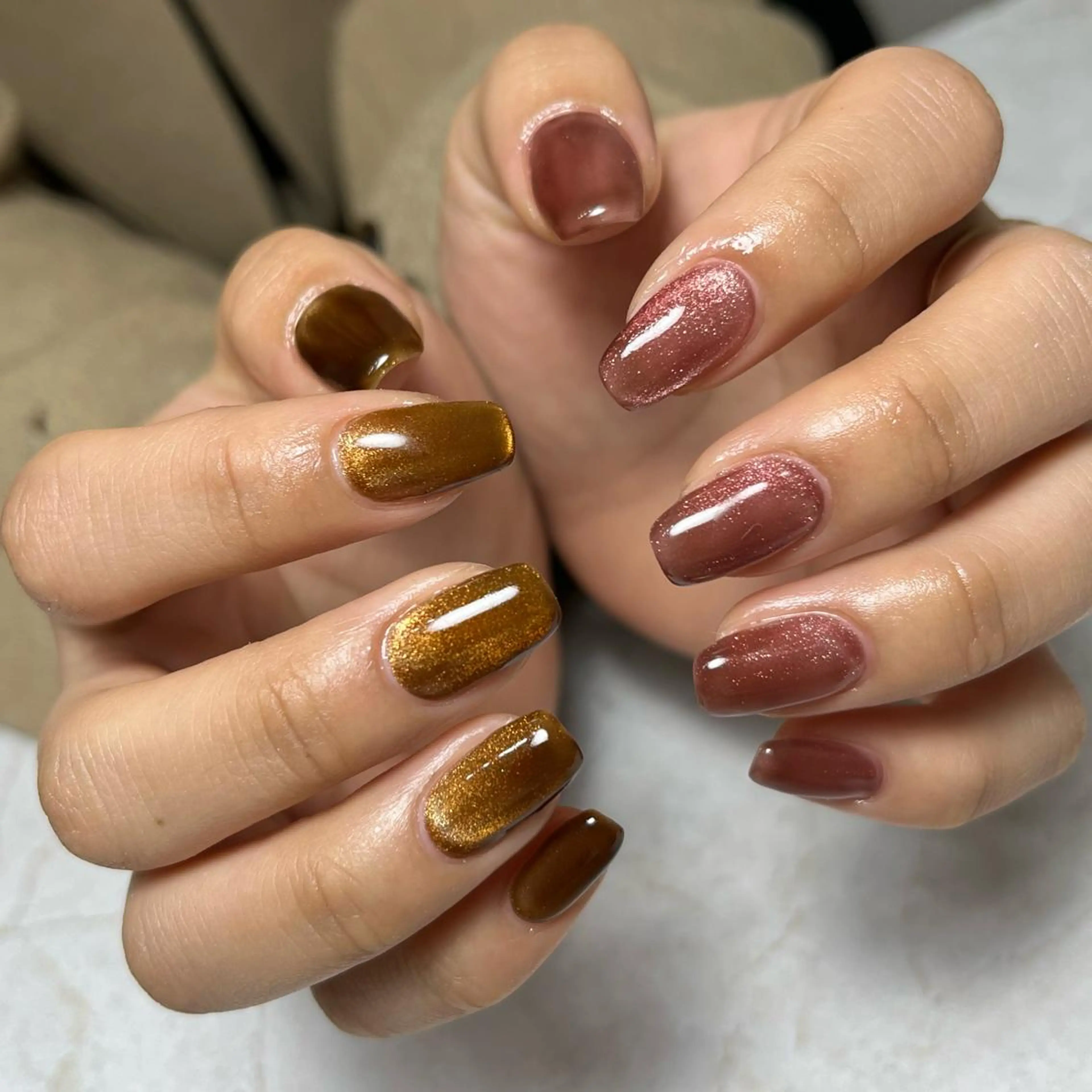 ネイル マグネットネイル nail salon O (en)所属・vegh. nail／阿波座のネイルデザイン