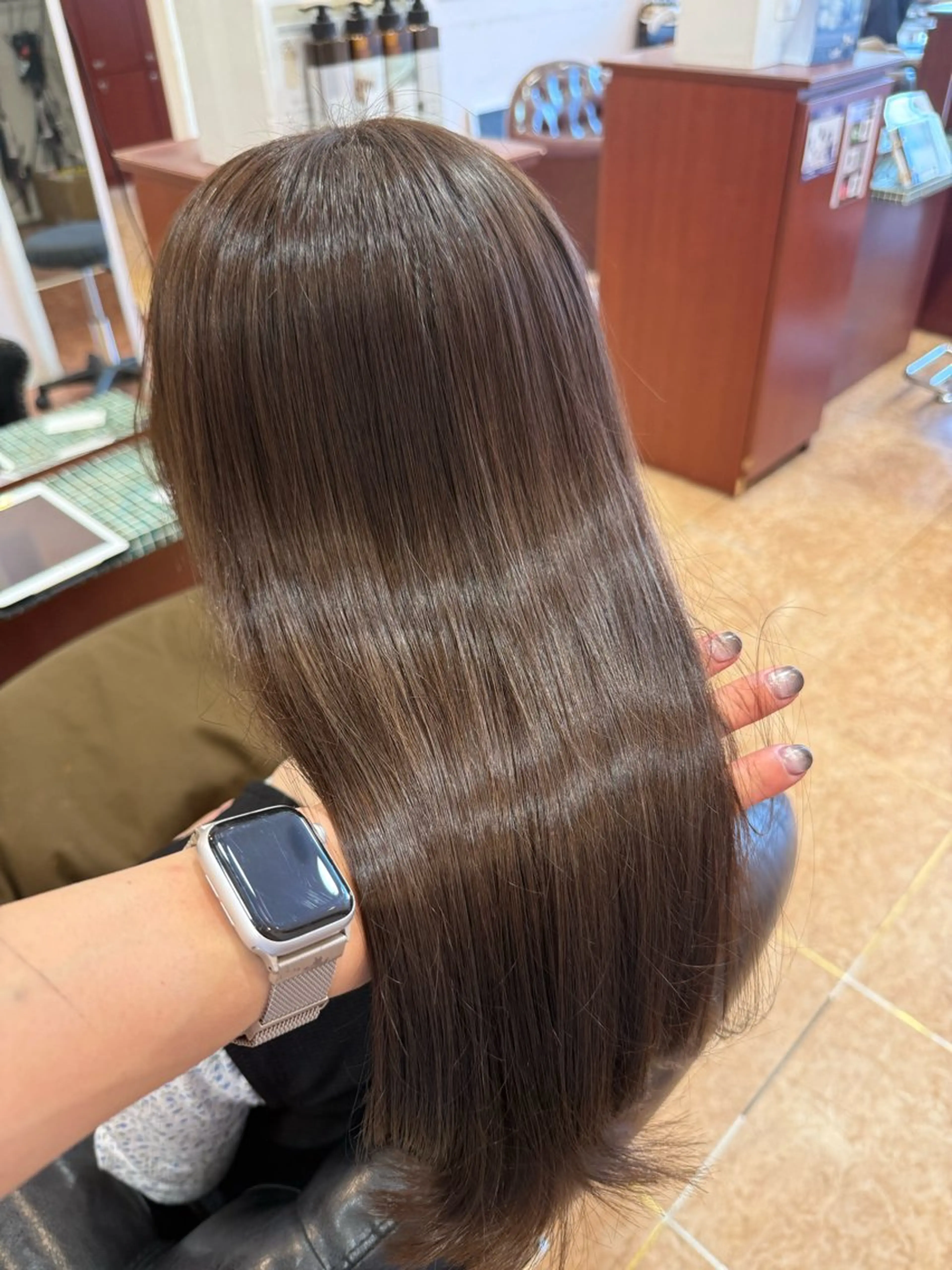 セミロング カラー 髪質改善 カット ヘアカラー トリートメント BRANCHÈ海 /髪質改善/透明感のヘアスタイル