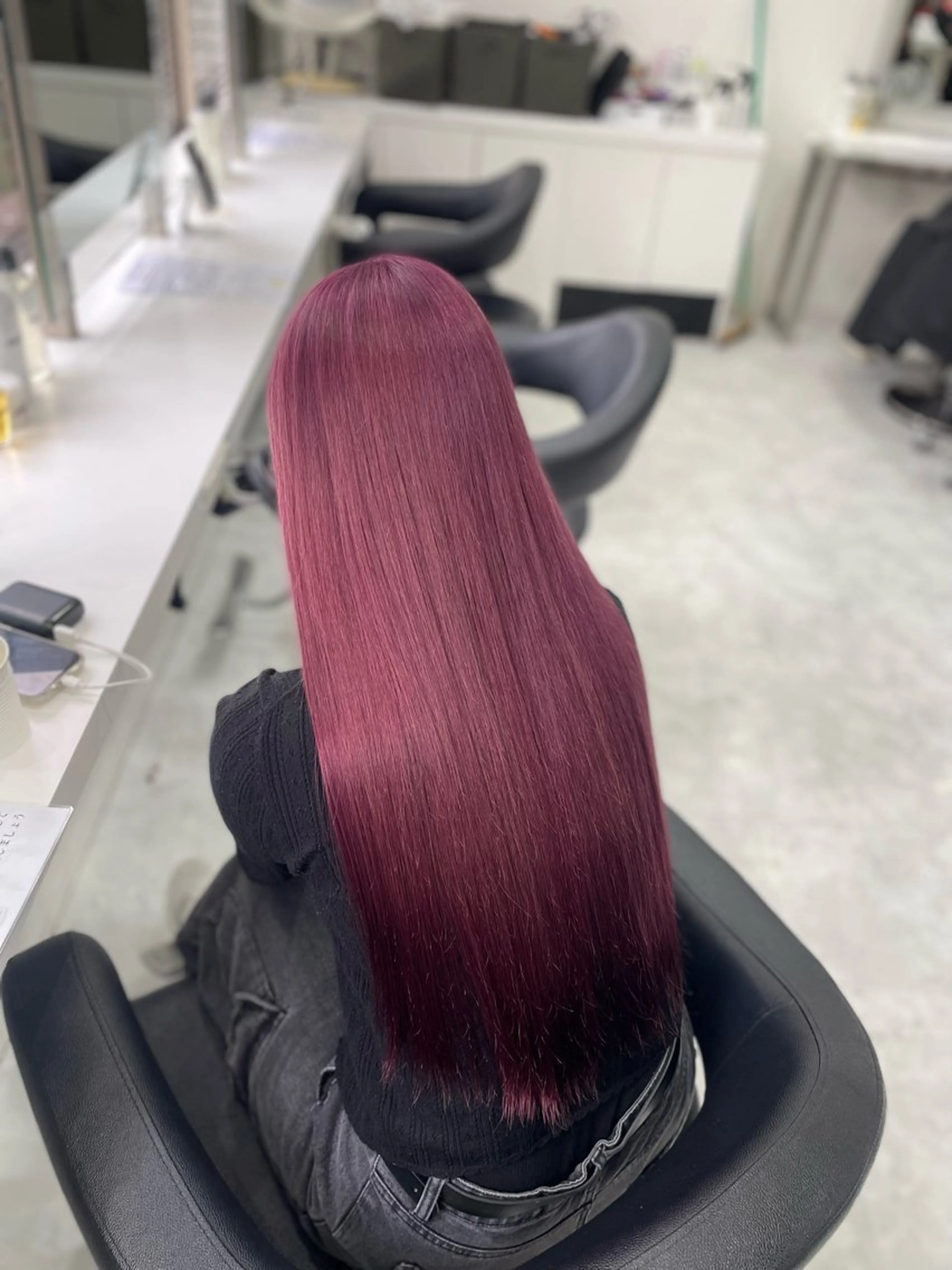 ロング カラー ヘアカラー トリートメント 💗トレンド暖色ヘア Natsumi 💗のヘアスタイル