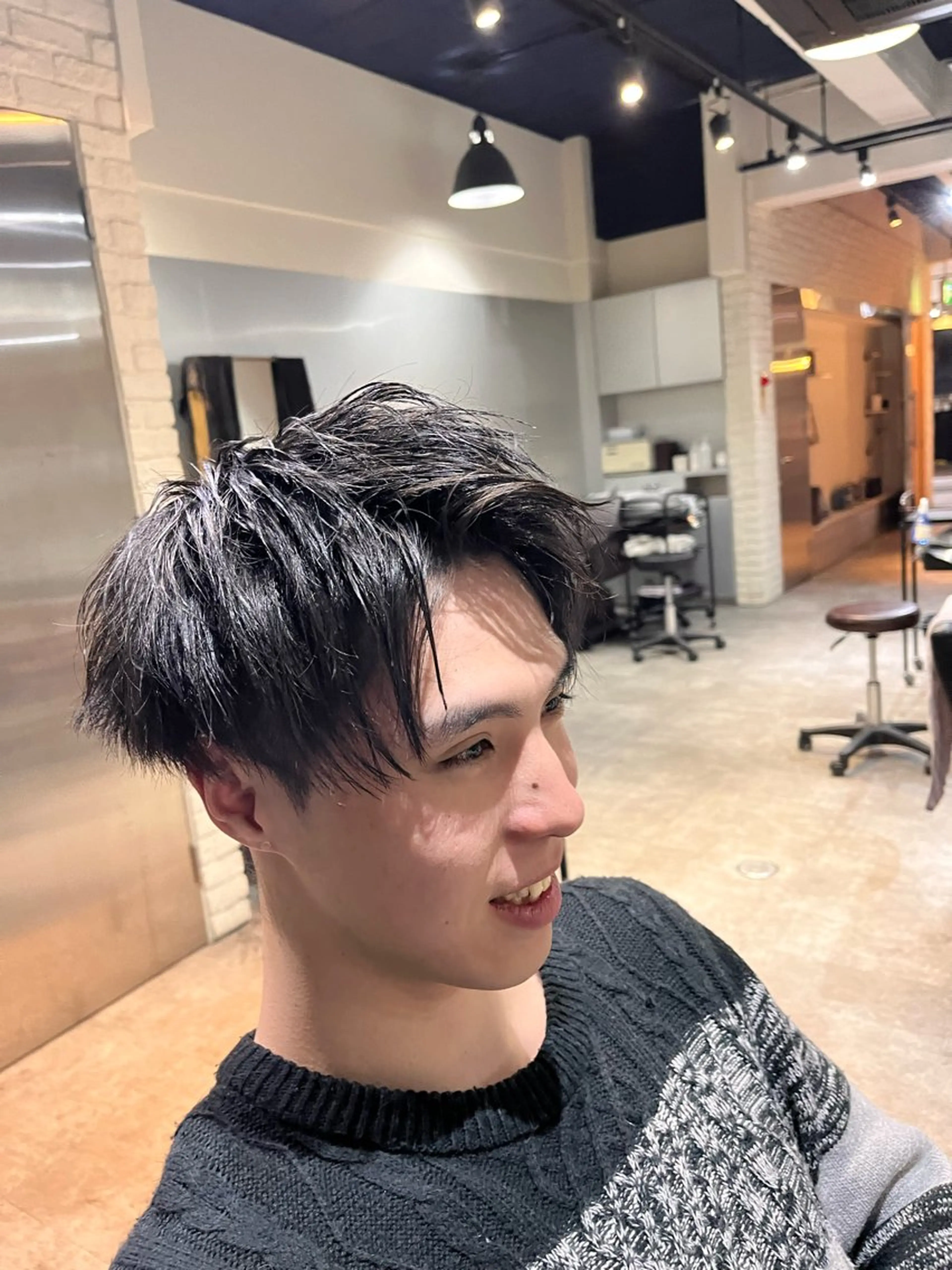 ショート メンズ アップバング 🔥メンズ専門 /福島慶也🔥のヘアスタイル