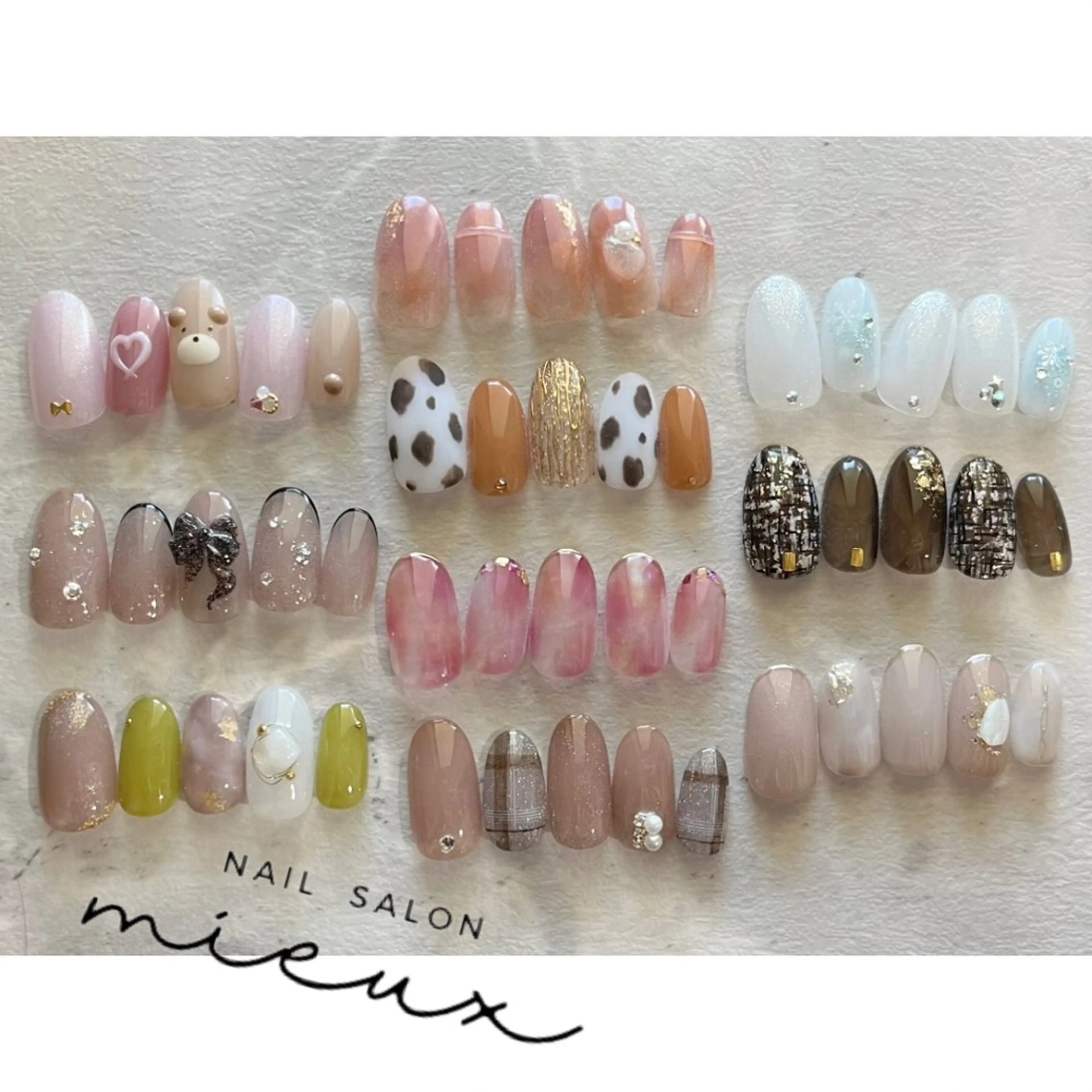 ネイル ハンドネイル mieux ariiiのネイルデザイン
