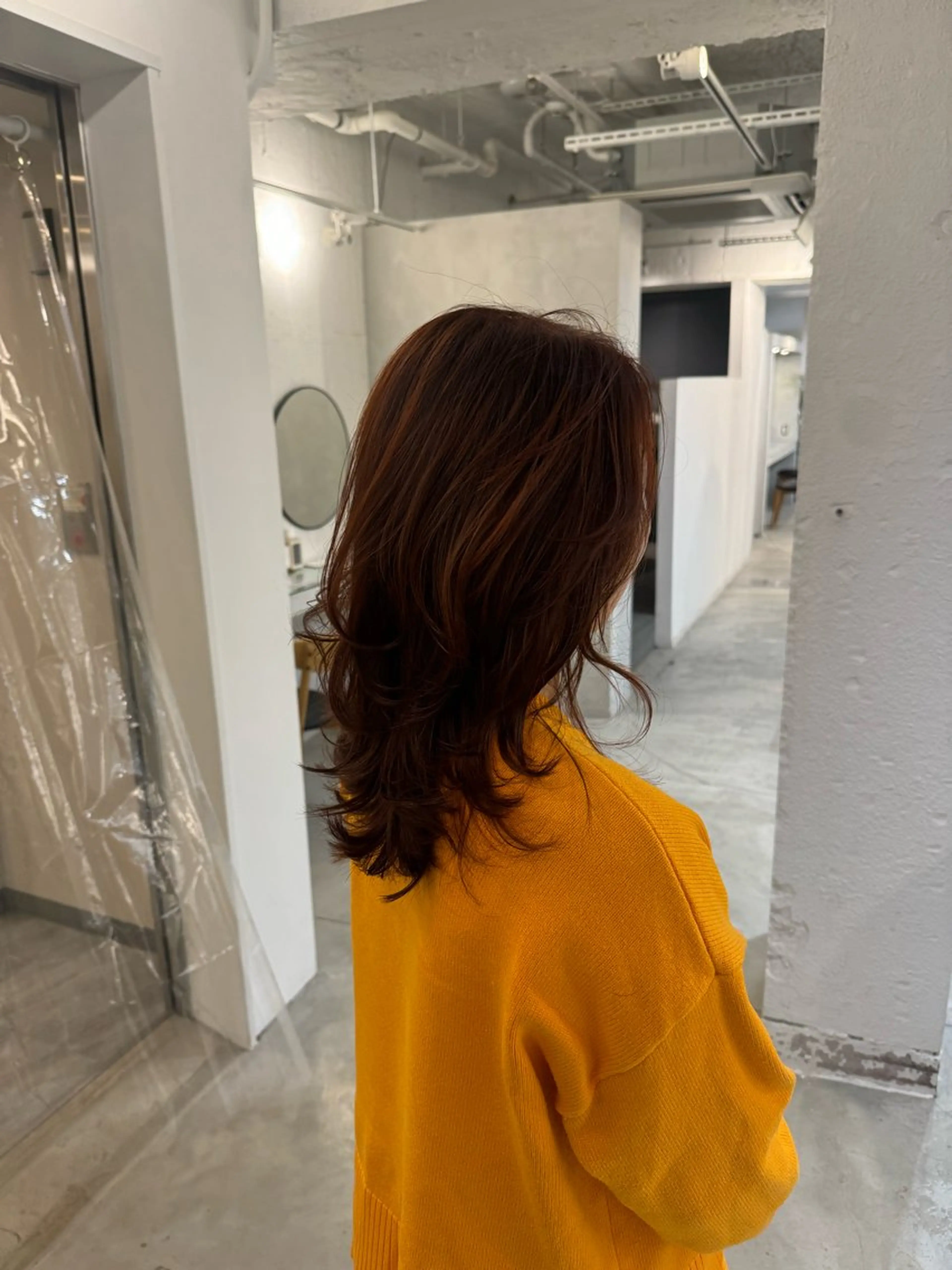 セミロング カット ヘアカラー トリートメント 顔周りcut・ご相談 ＝新宿しずく🇰🇷のヘアスタイル