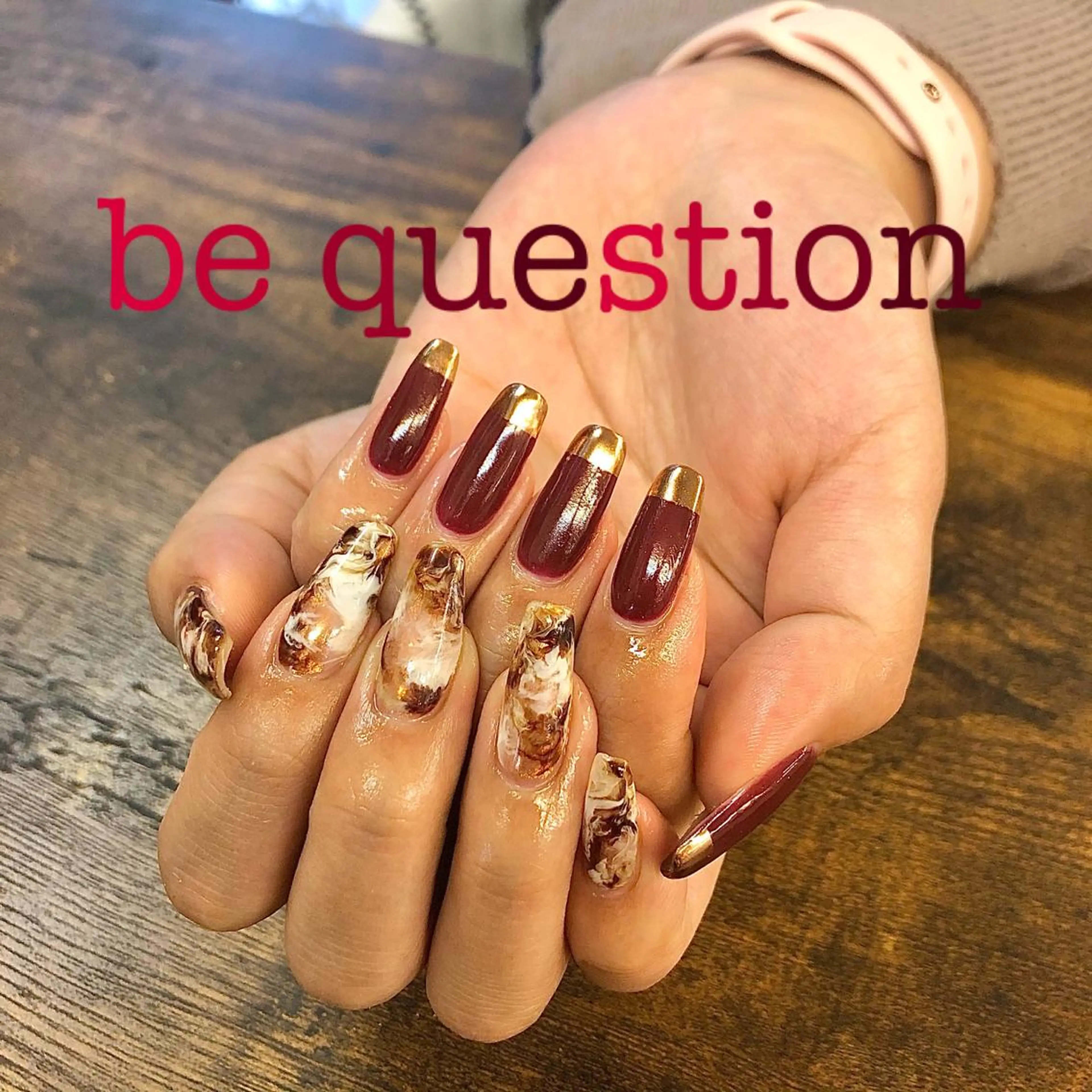 ネイル ミラーネイル ハンドネイル ueki junのネイルデザイン