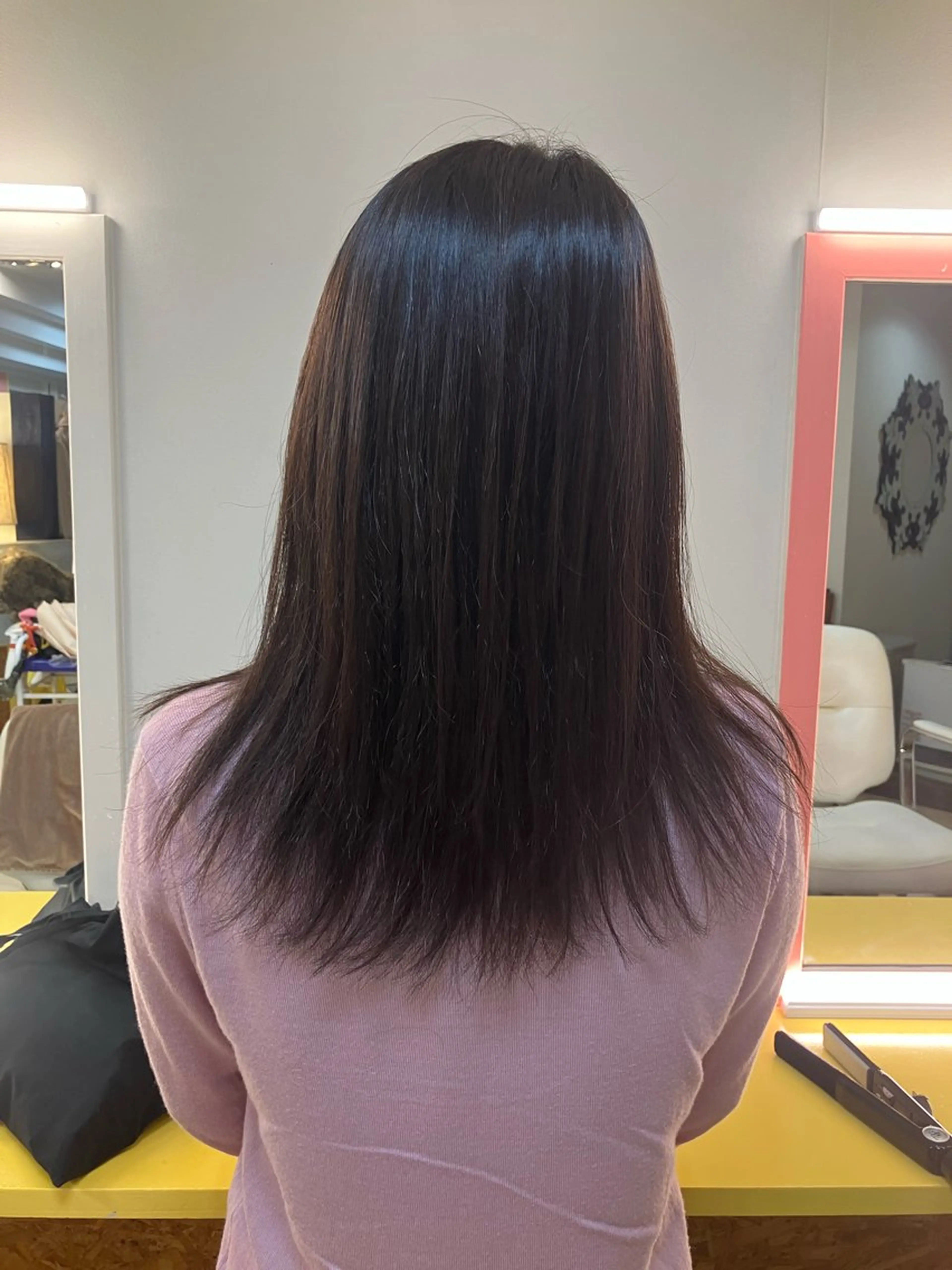 ロング くせ毛 縮毛矯正 トリートメント 酸熱トリートメント 横田  尚登のヘアスタイル