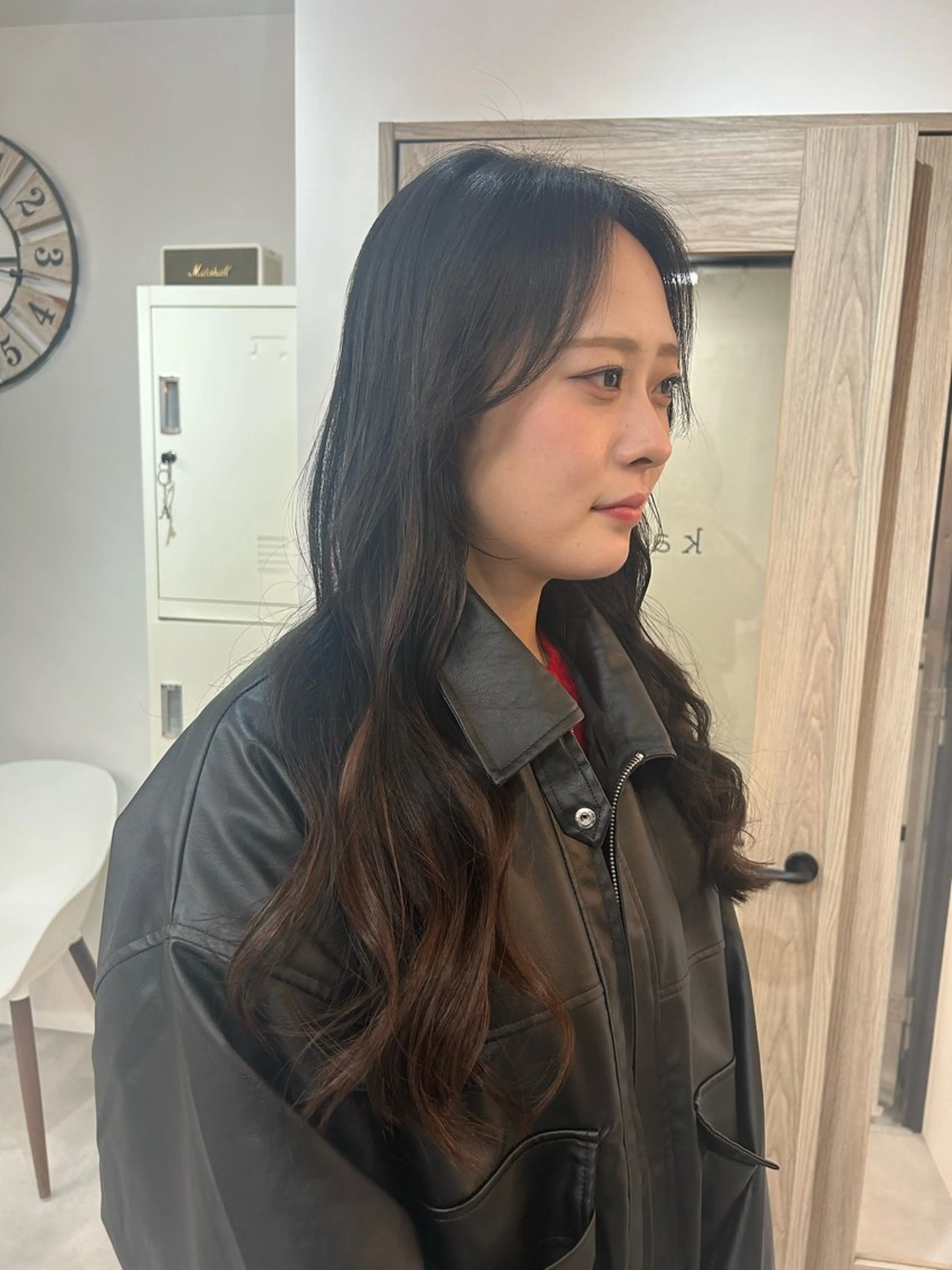 ロング カット トリートメント 後藤紗英/髪質改善 /オリーブベージュのヘアスタイル