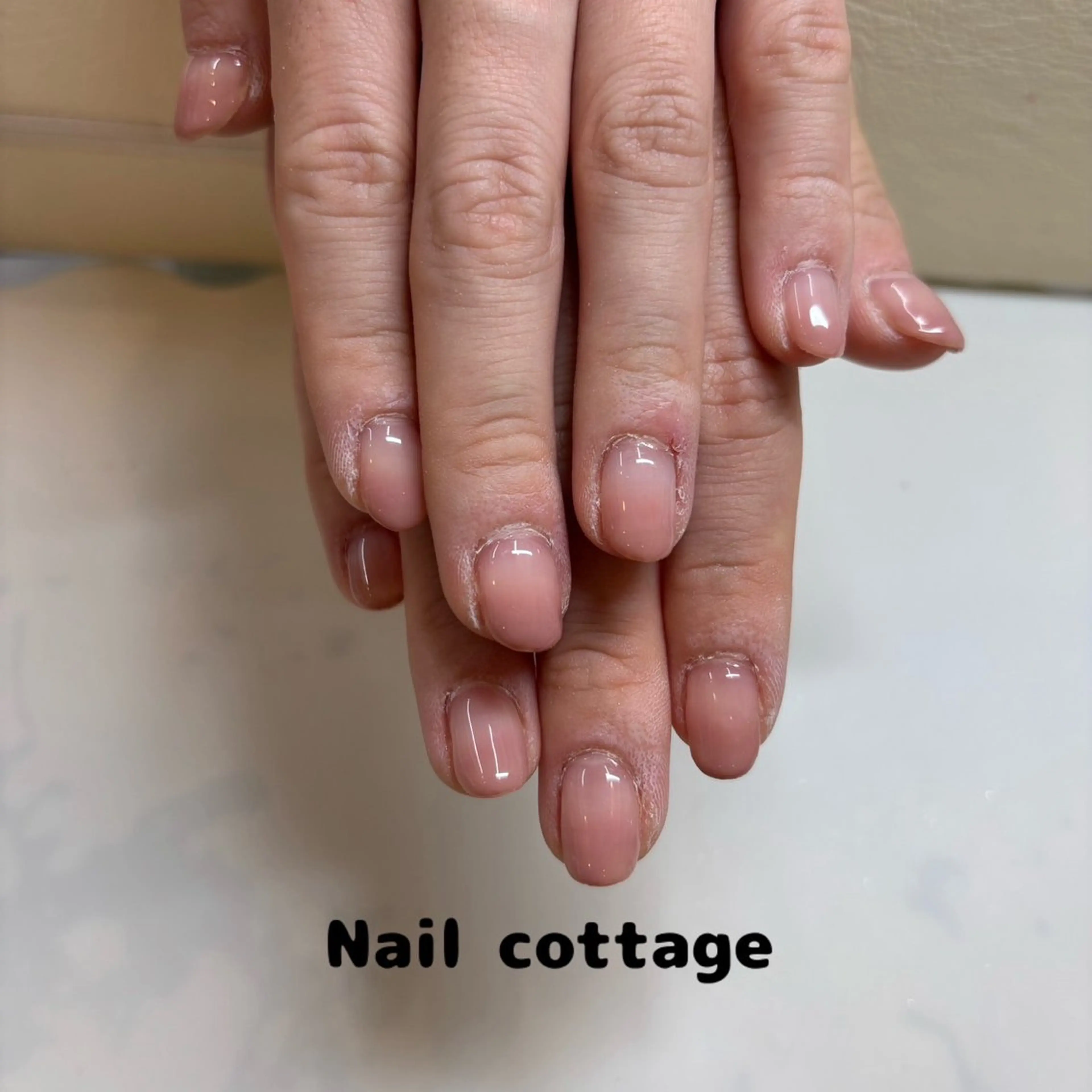 ネイル グラデーション ピンク Nail cottageのネイルデザイン