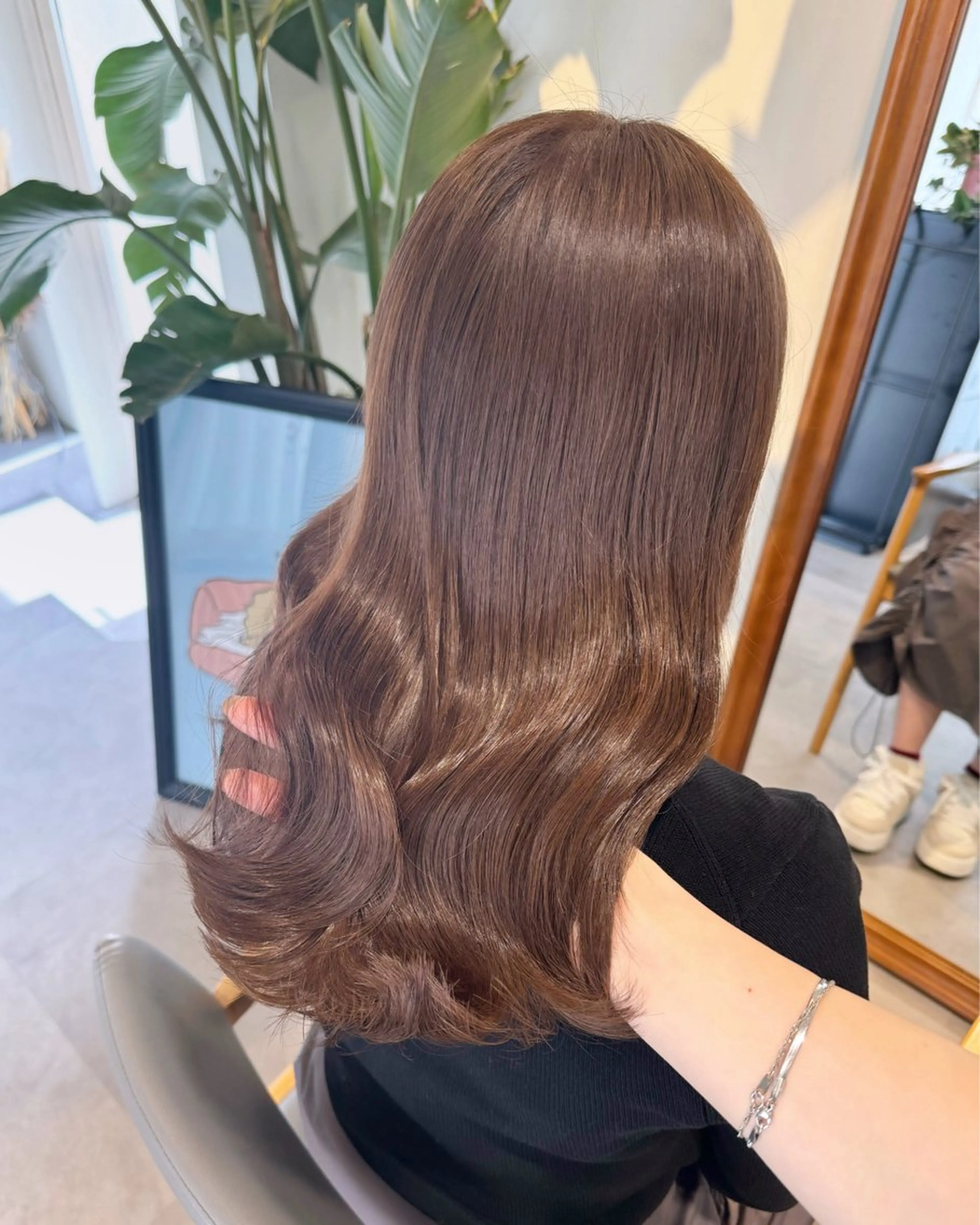 セミロング カラー ayaka♡ 柔らかカラーのヘアスタイル