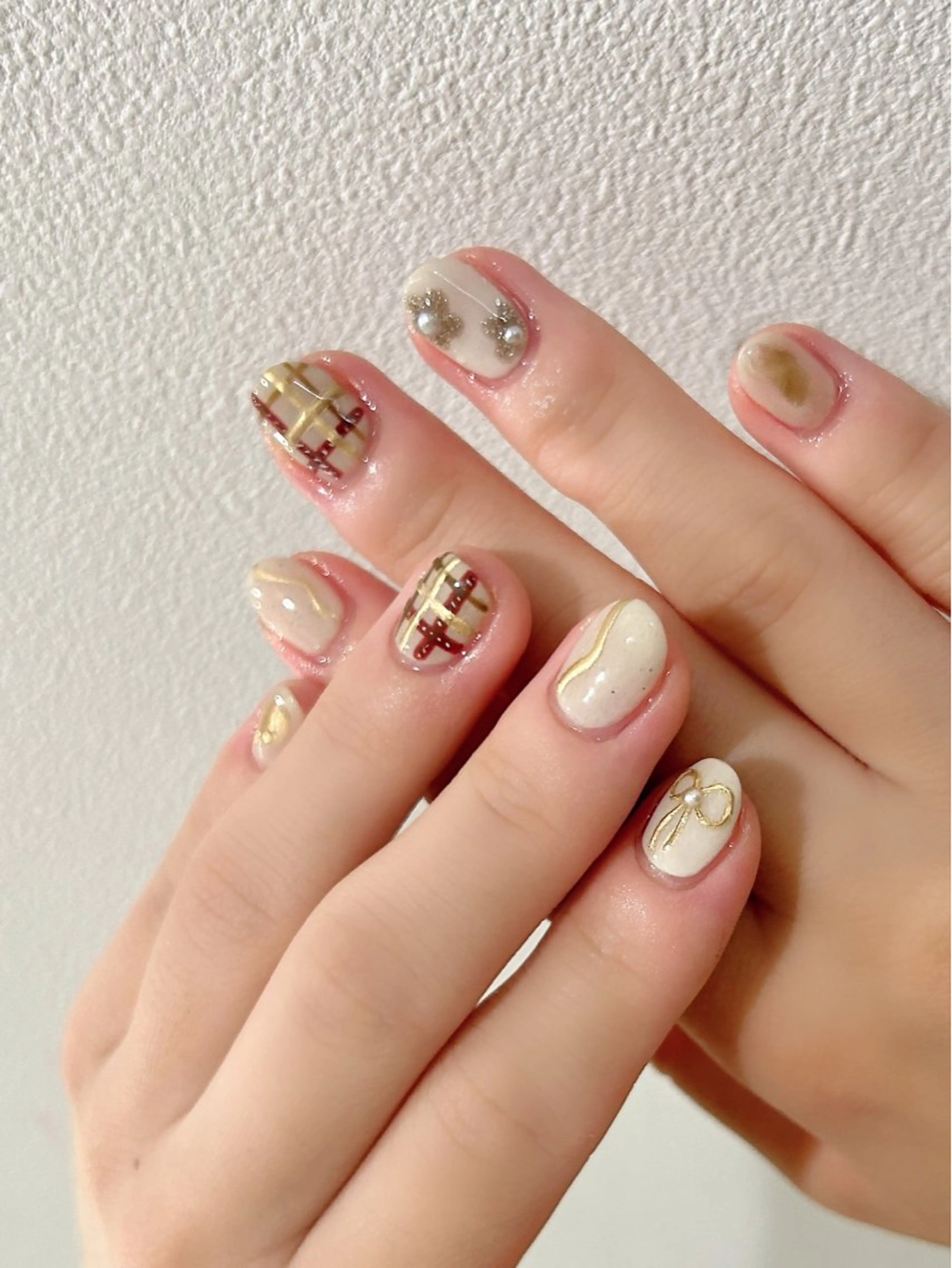 ネイル 持ち込み ニュアンスネイル ハンドネイル hali’a nailのネイルデザイン