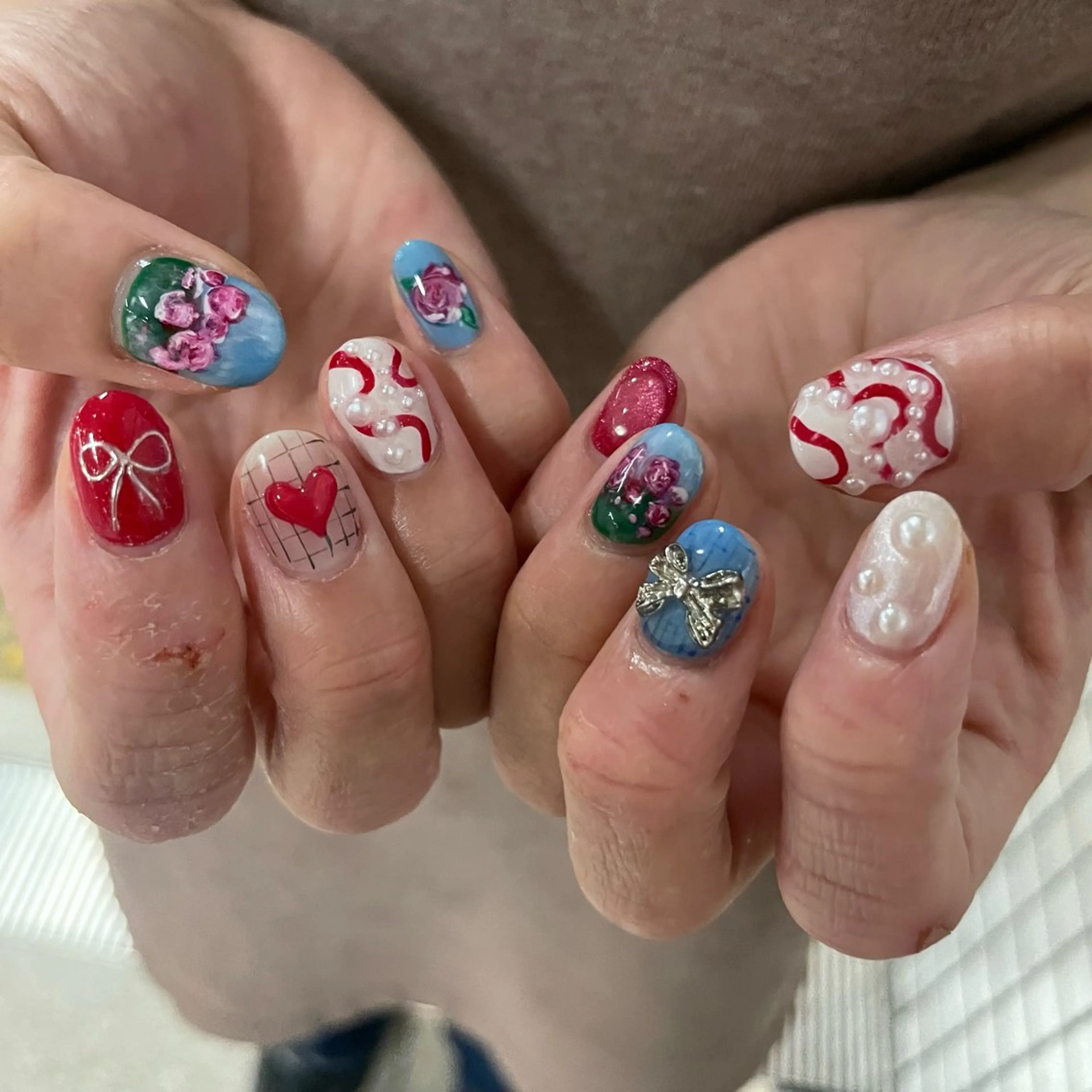 ネイル ハンドネイル nail 𓂃miyuのネイルデザイン