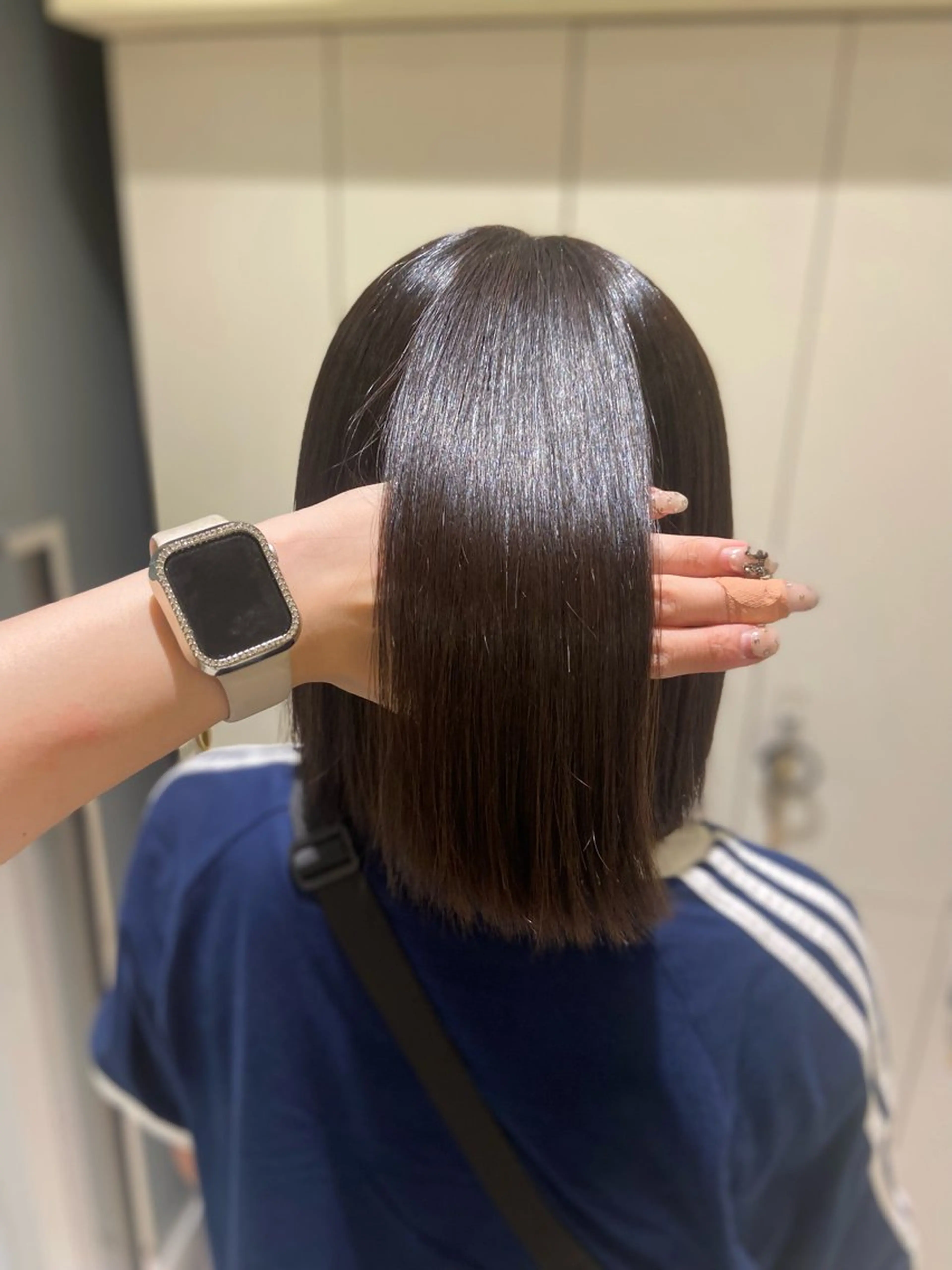 縮毛矯正 トリートメント 川村 麗奈のヘアスタイル