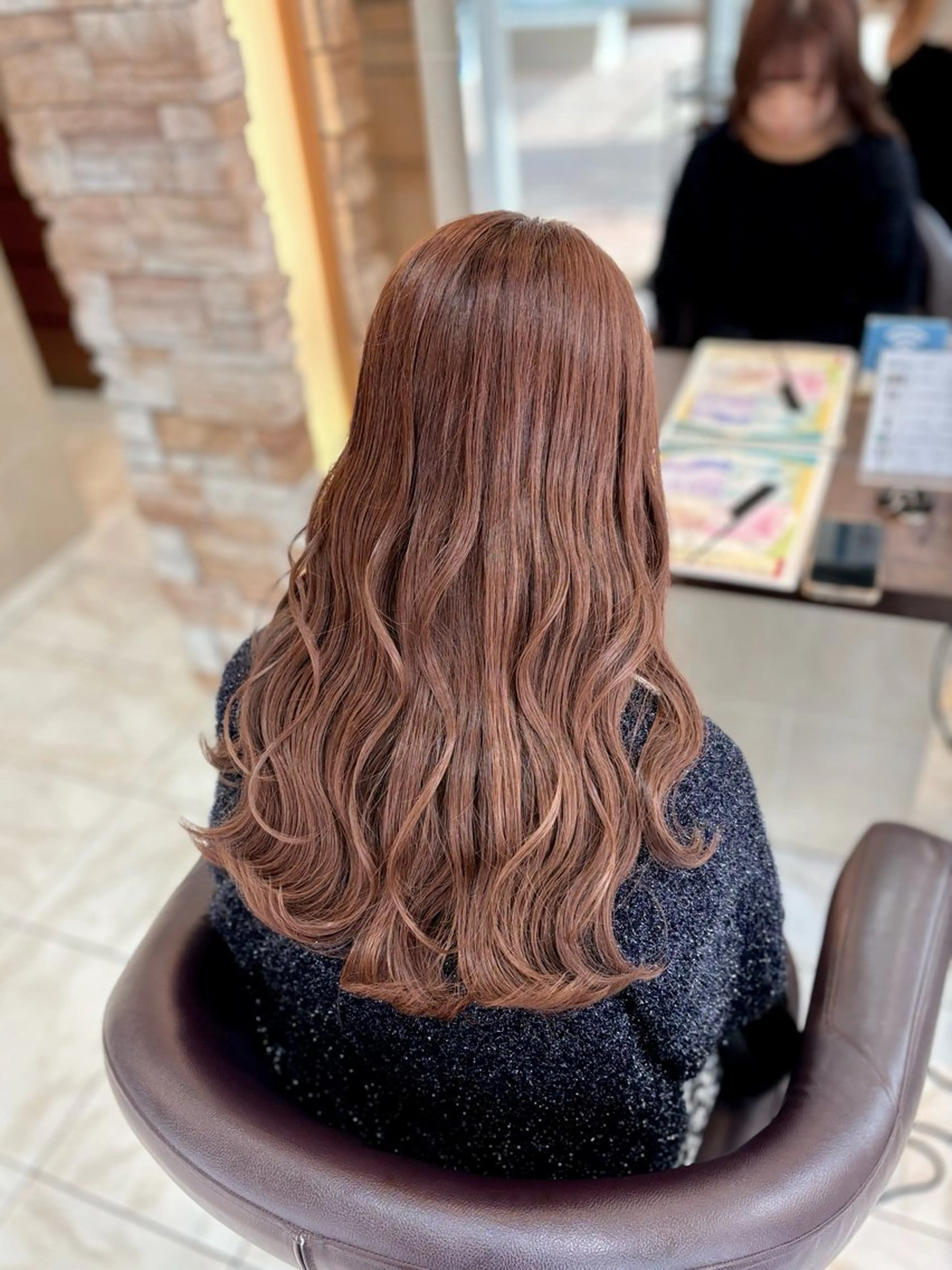 ロング カラー カット ヘアカラー トリートメント 🎀透明感カラー 🐈ナズナのヘアスタイル