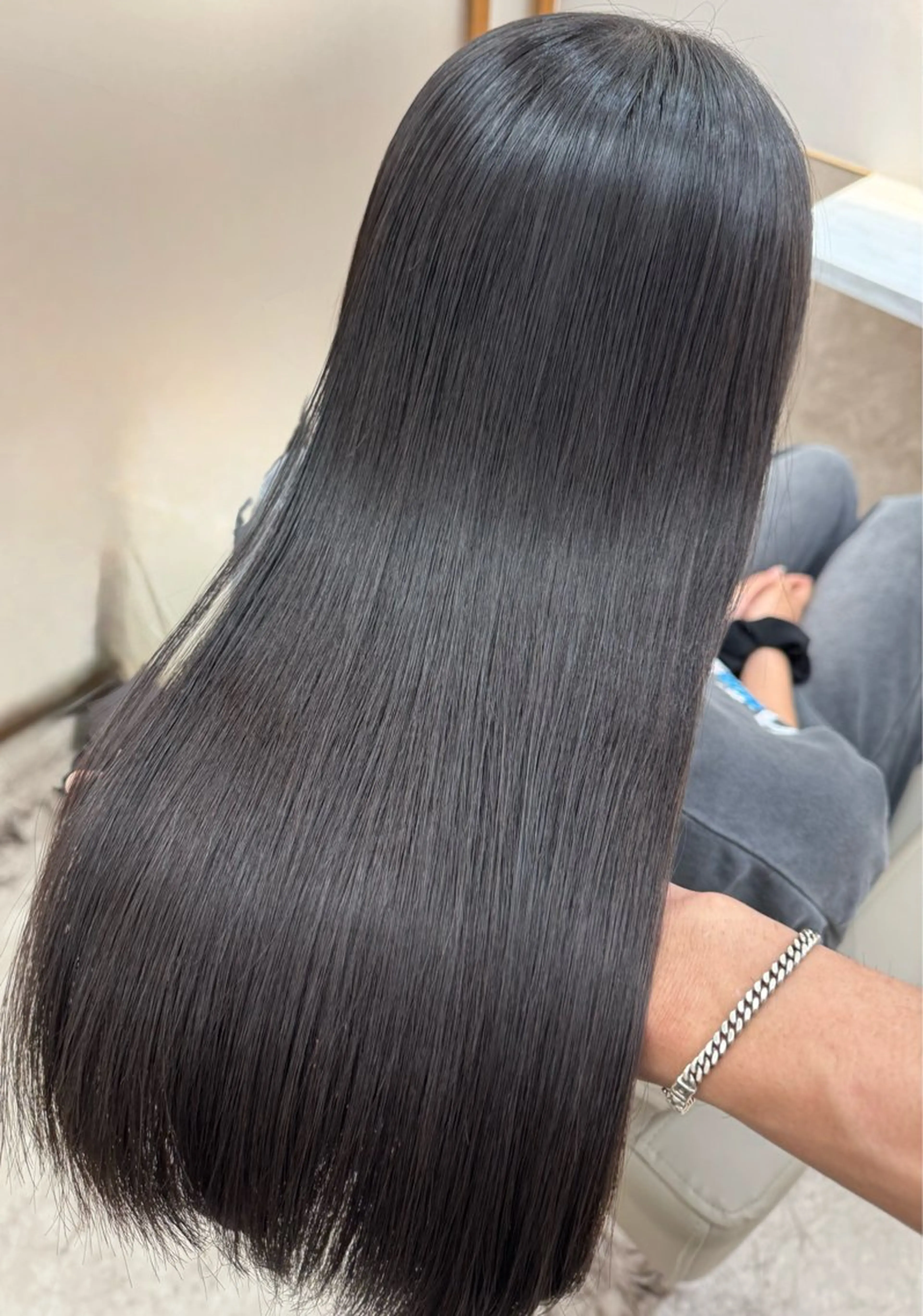 ロング カット 縮毛矯正 髪質改善/縮毛矯正/ 🌟櫻井🌟のヘアスタイル