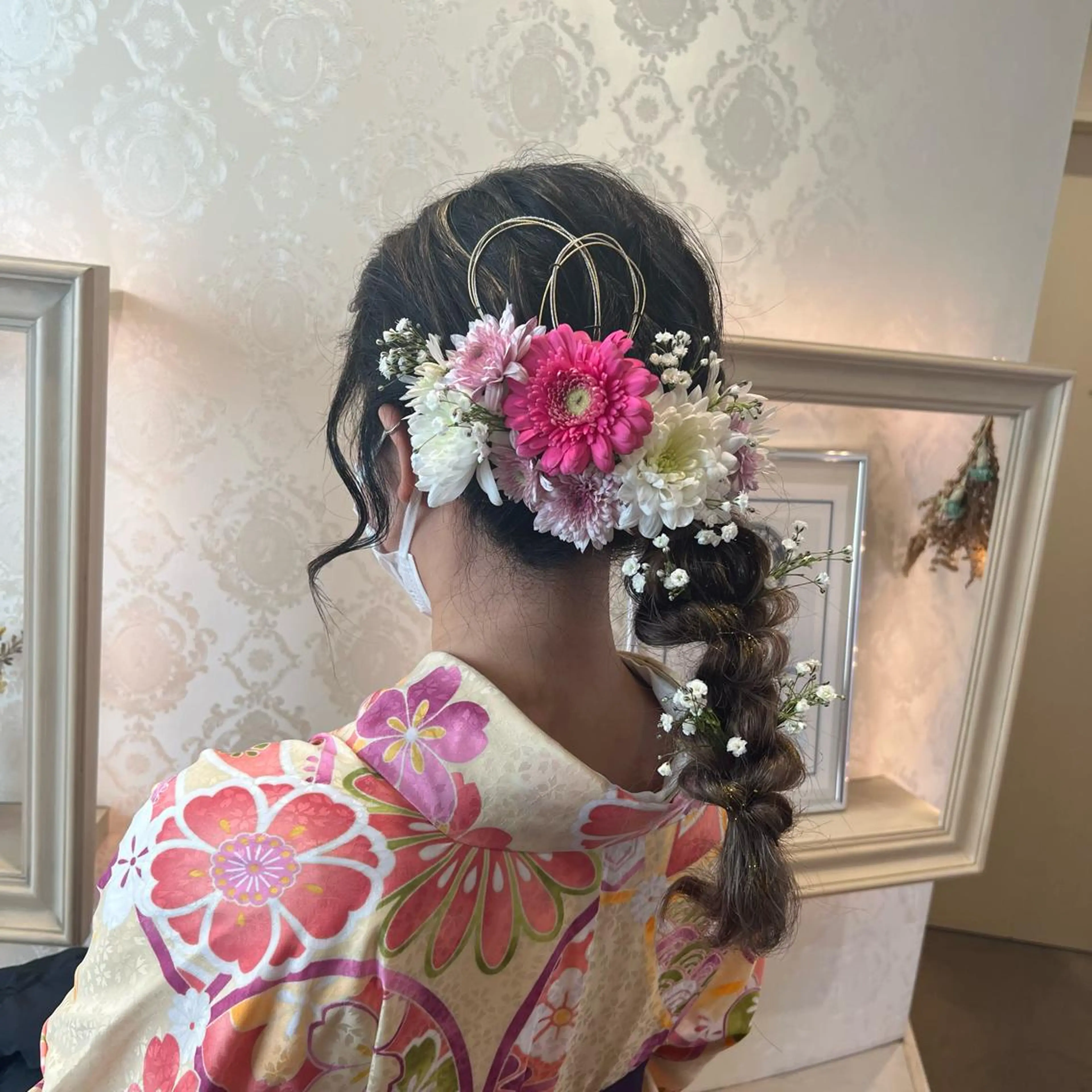 ヘアアレンジ 卒業式のヘアスタイル SALOWIN川崎WEST店所属・🌷川崎/アレンジ/ 暖色ボブ/コトネ🌷のヘアスタイル