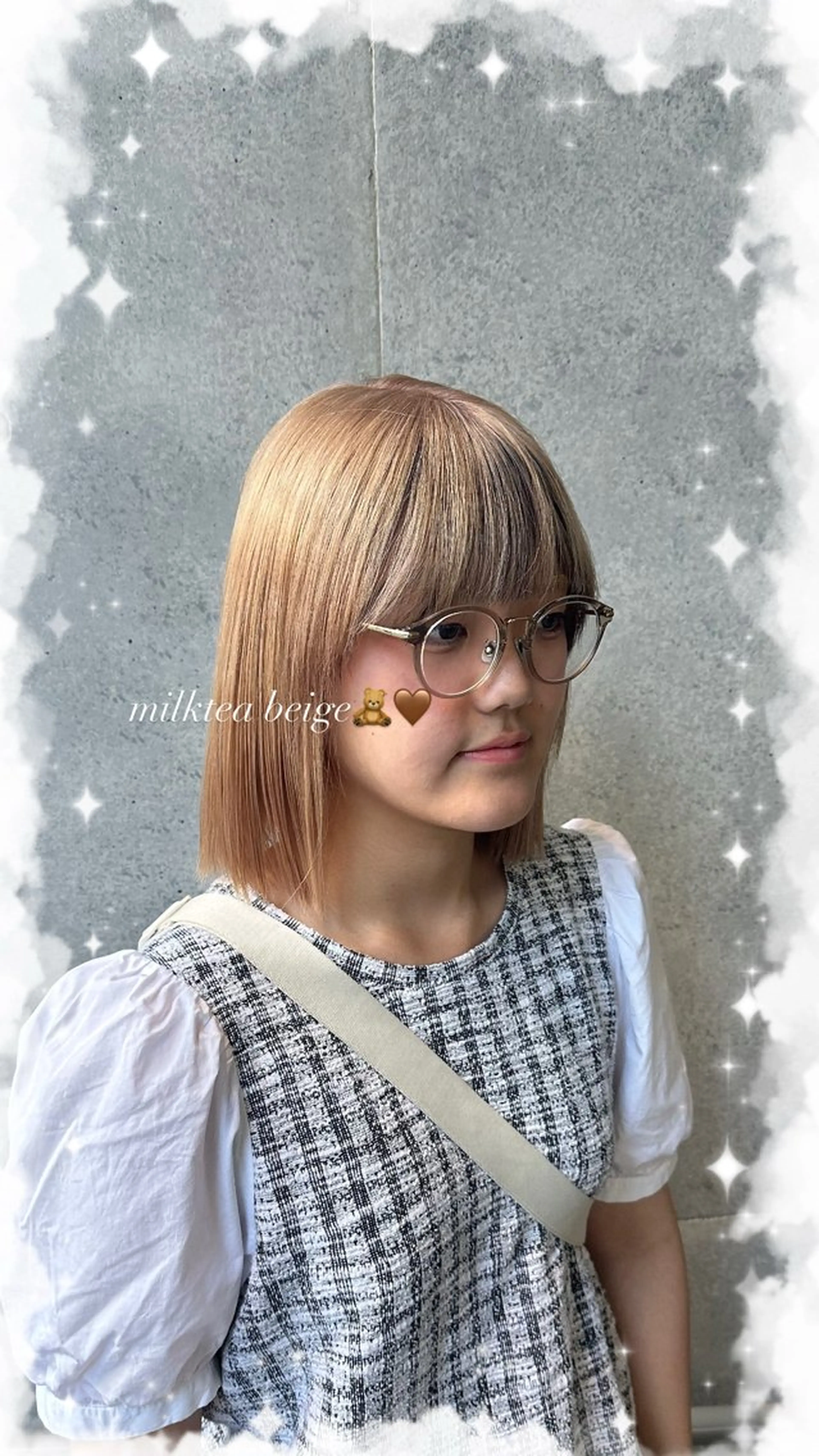 ミディアム カラー ヘアカラー ブリーチ特化 kira🥀のヘアスタイル
