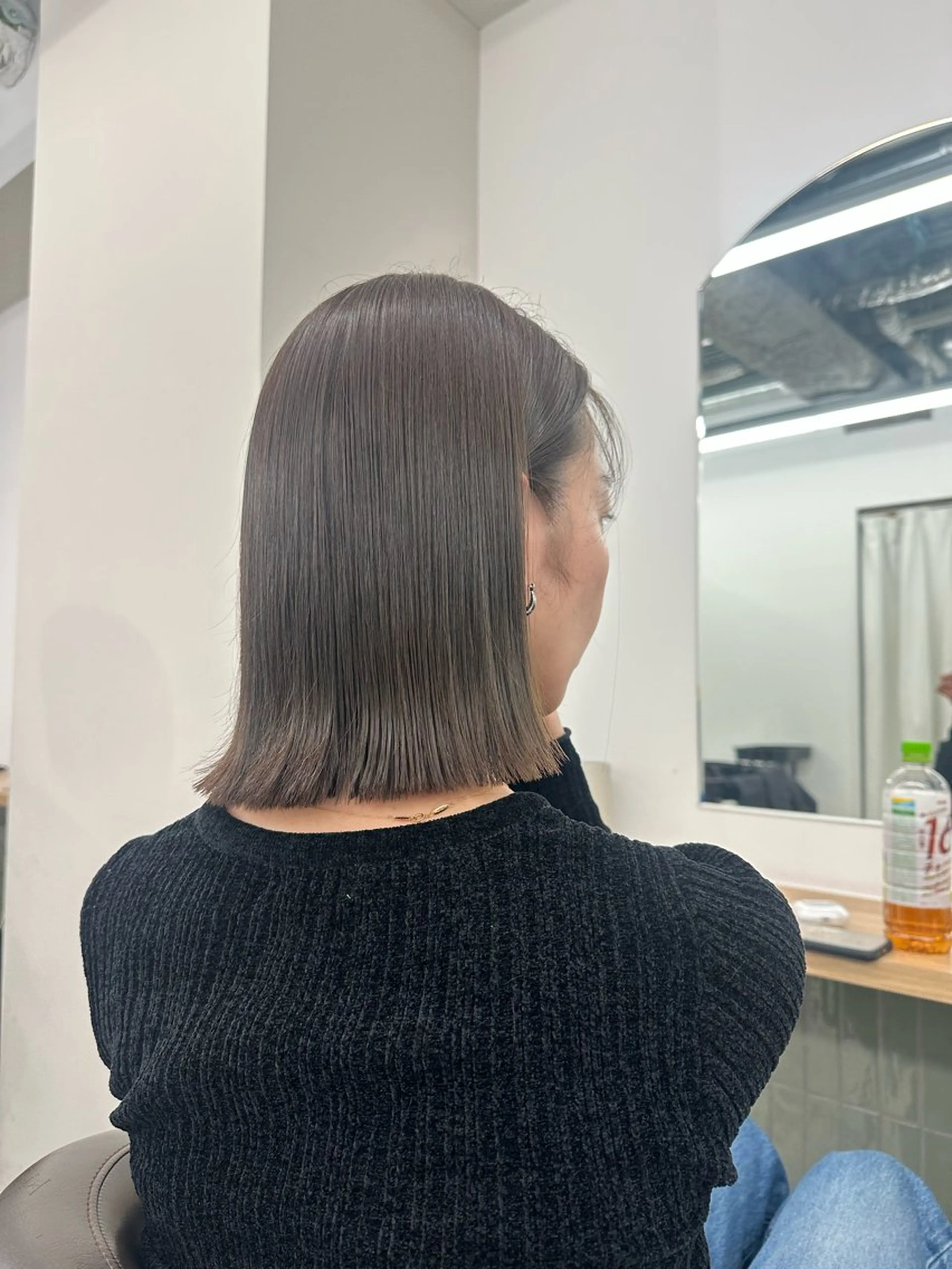 ミディアム カラー キッズ カット ヘアカラー トリートメント オトナヘア🌿 harukaのヘアスタイル