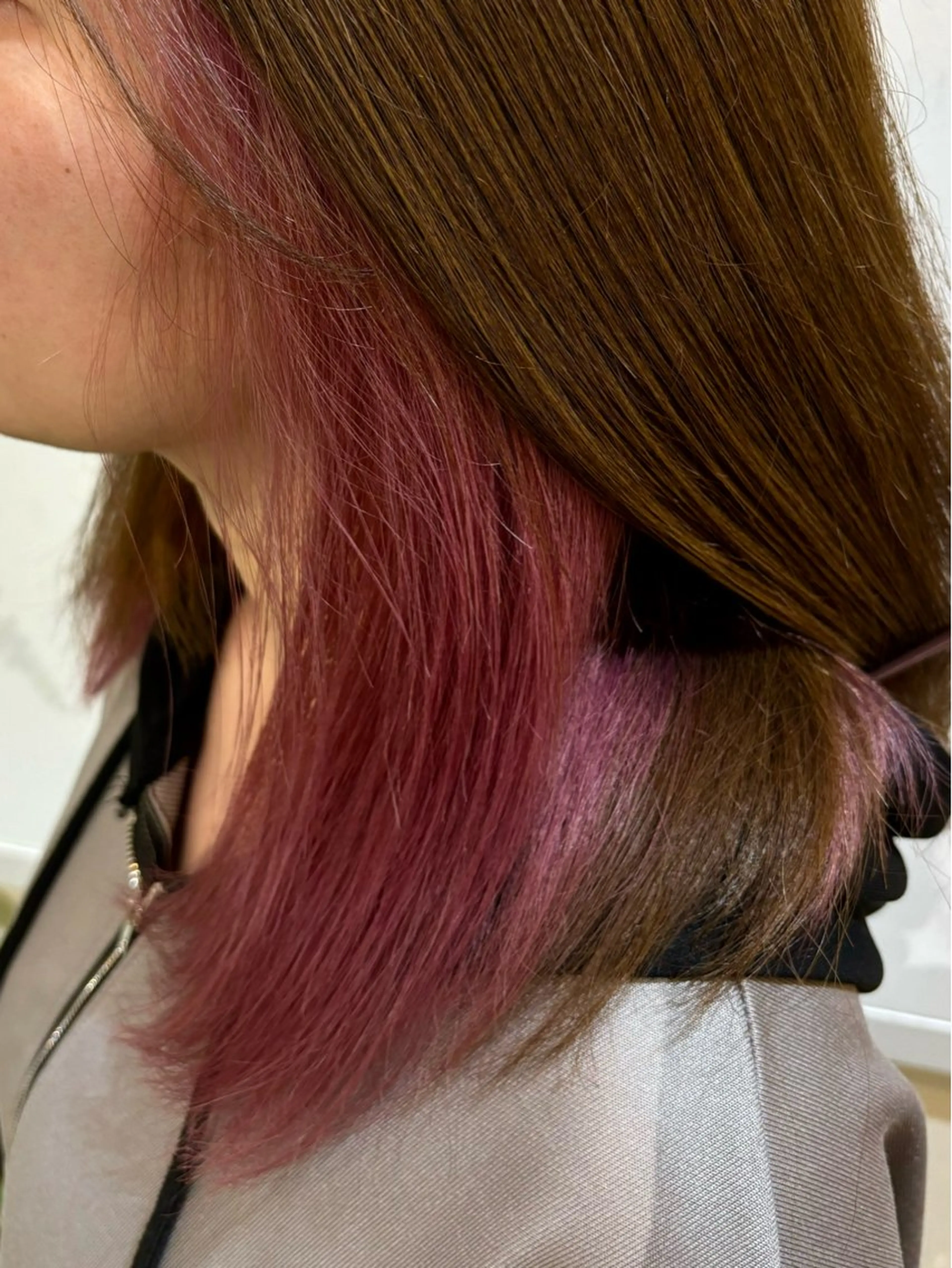 カラー ピンクカラー メンズモデル募集中 🌹濱砂夏花🌹のヘアスタイル