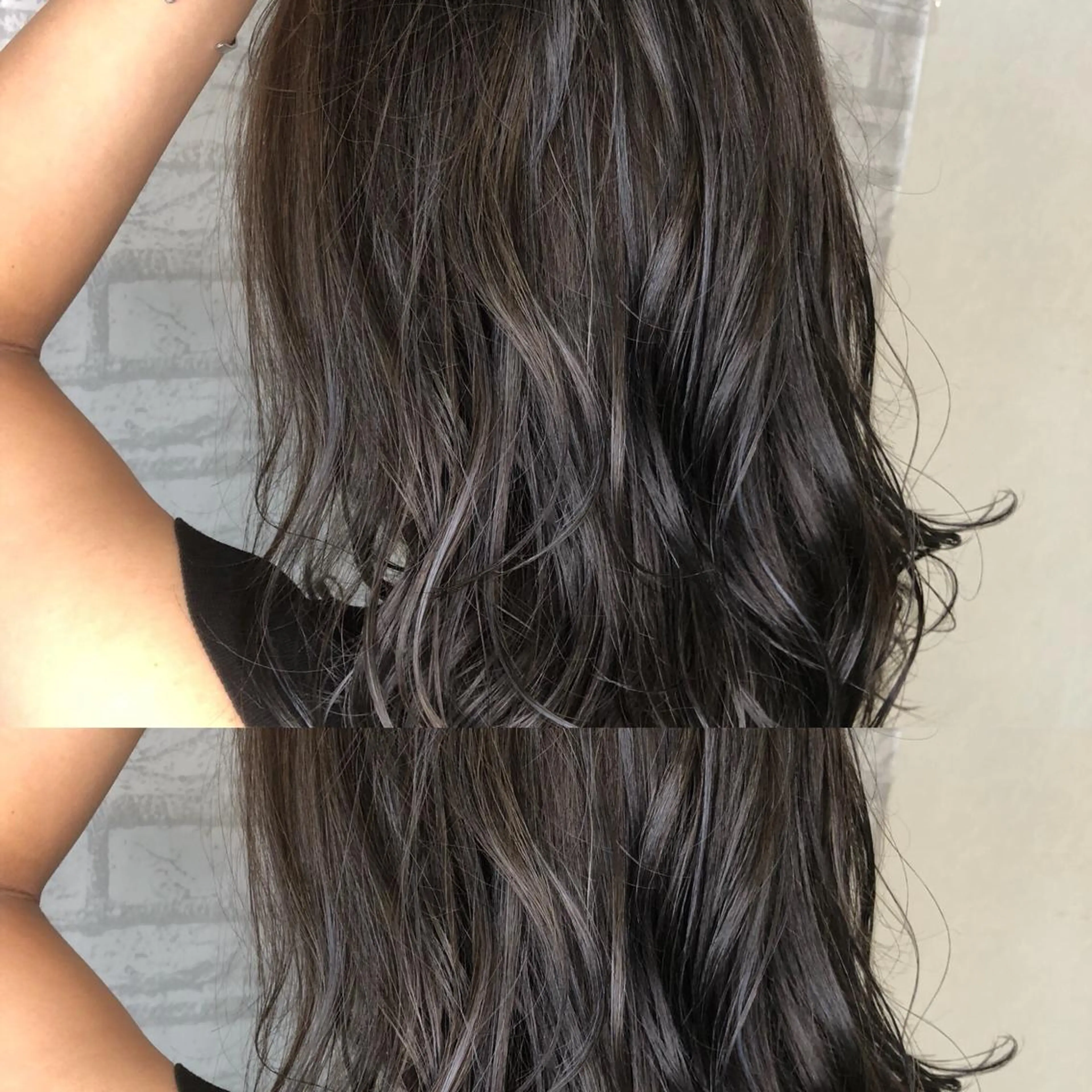 ミディアム カラー アディクシーカラー アッシュ 透明感カラー グレージュ ハイライトカラー カット ヘアカラー トリートメント JIL BLAN 京都のヘアスタイル