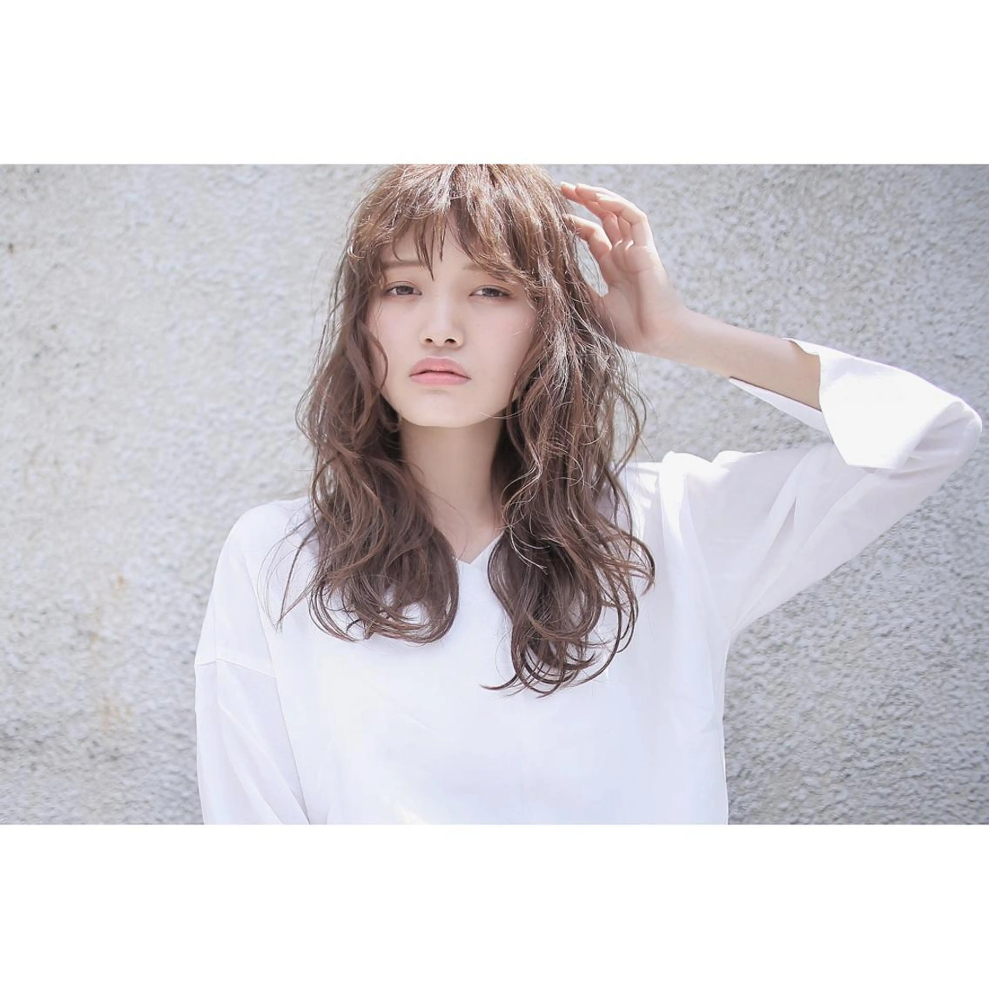 ロング カラー アディクシーカラー 外国人風カラー トリートメント 下北沢 soiのヘアスタイル