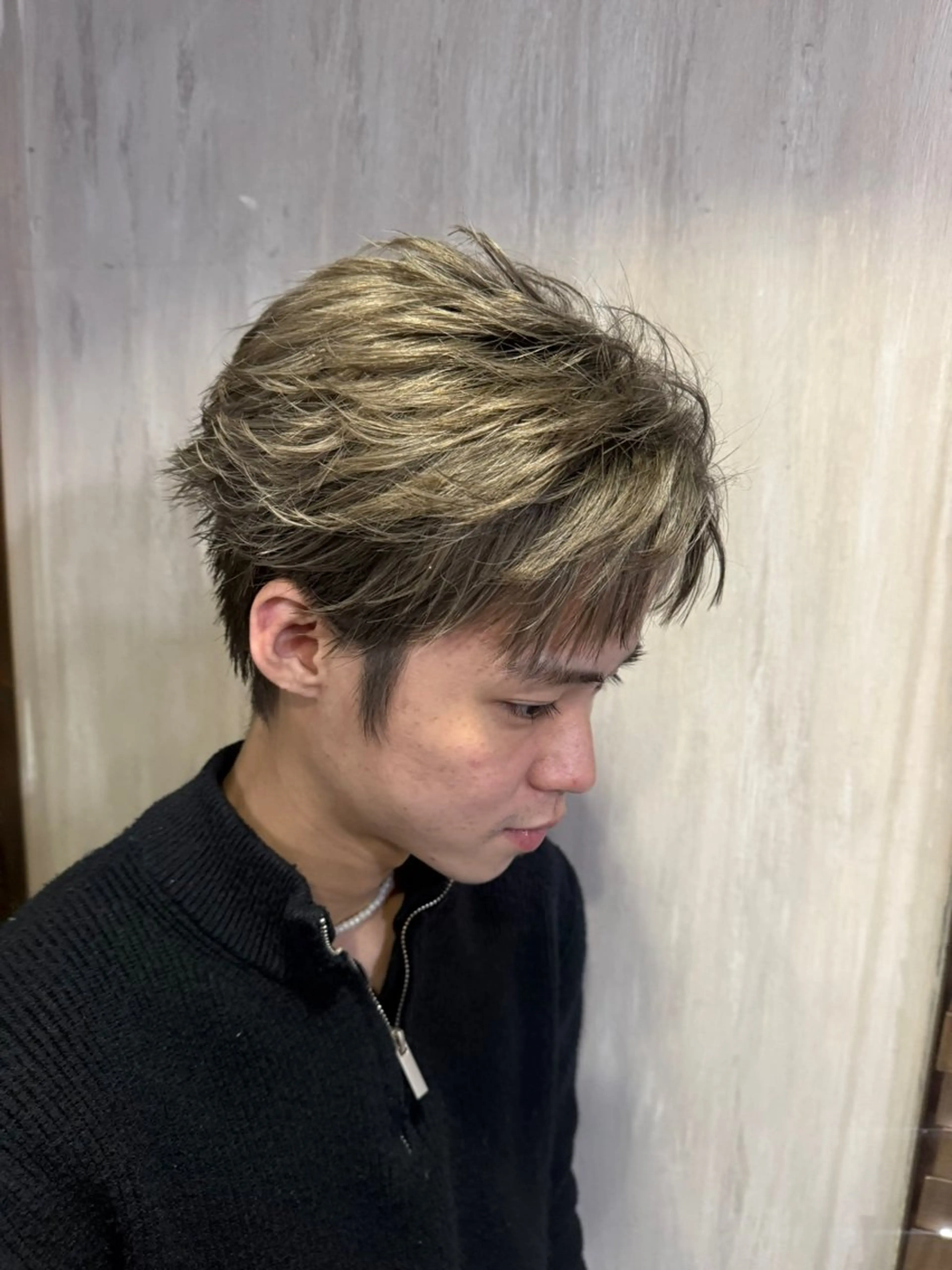 ショート パーマ メンズ ショートヘア カット パーマ トリートメント メンズカット/パーマ 艶カラーTAIGA︎のヘアスタイル