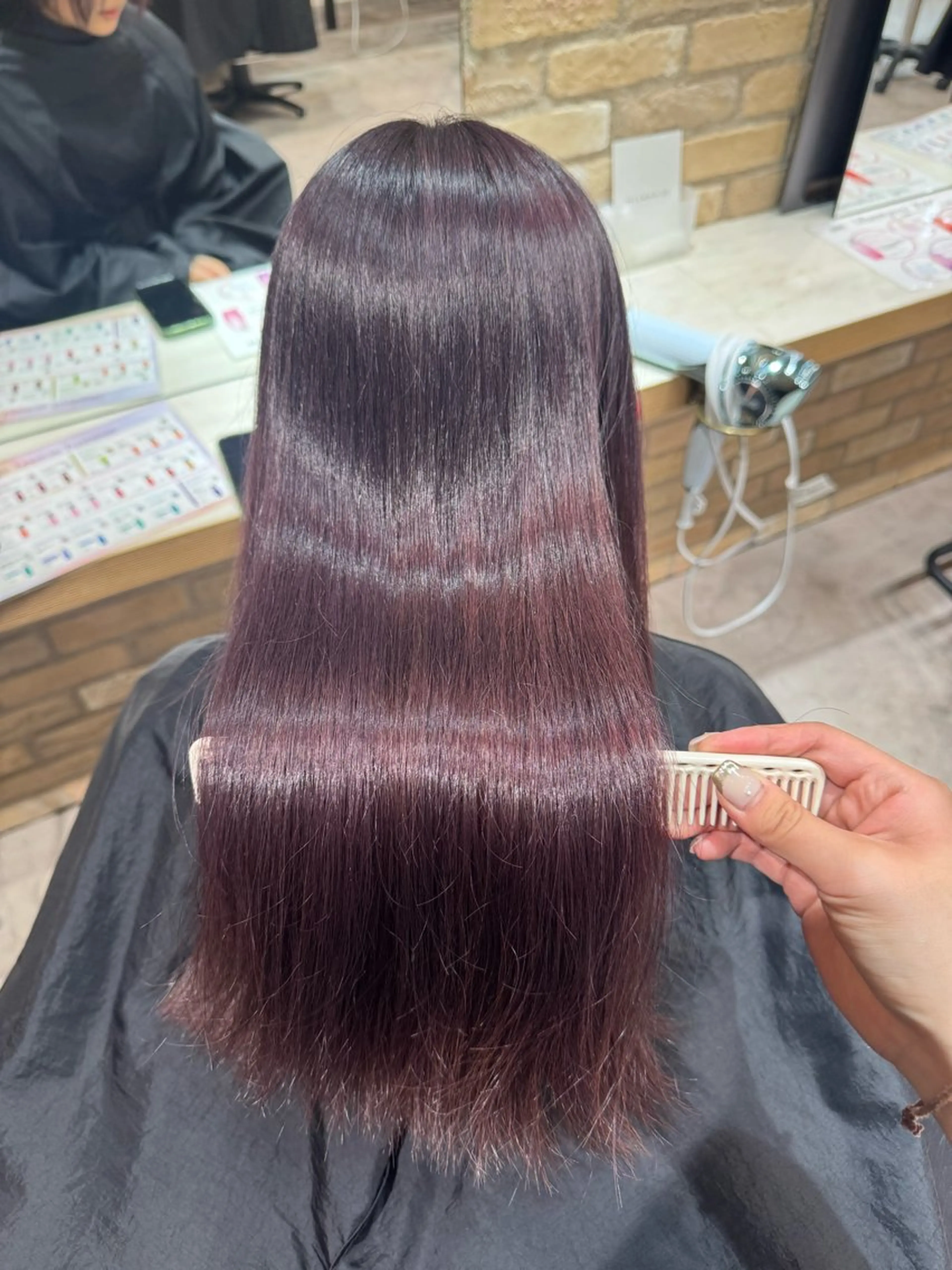 カラー ヘアカラー Miyuu🎀カラー マツエク・ストレートのヘアスタイル