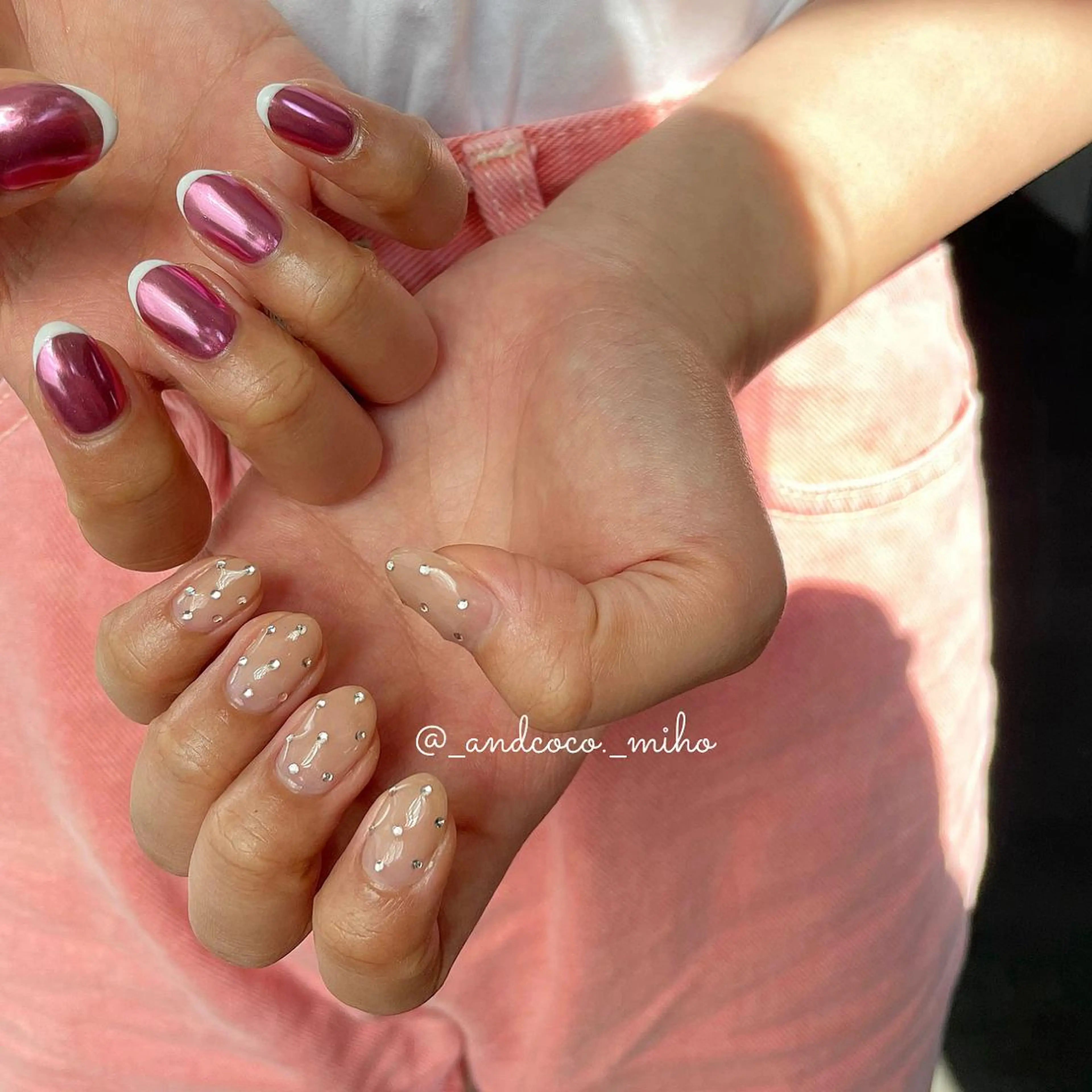 ネイル ハンドネイル And  & coco. eyelash & nail所属・Nailist〻 mihoのネイルデザイン